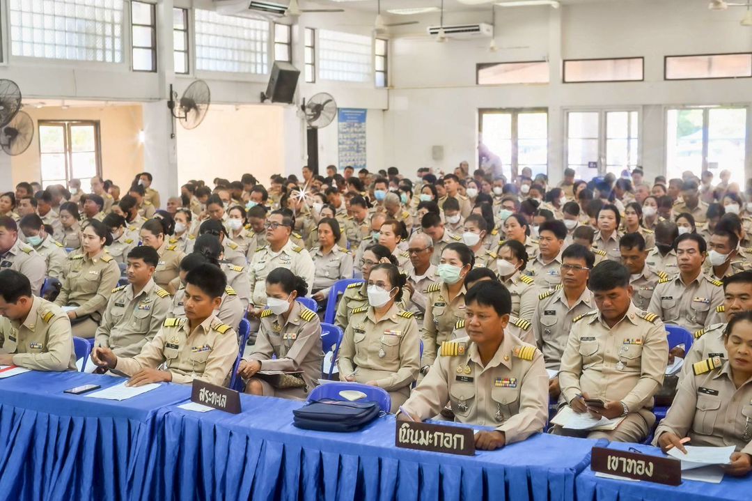 ประมงอำเภอพยุหะคีรี ร่วมประชุมกำนัน ผู้ใหญ่บ้าน ผู้ช่วยผู้ใหญ่บ้าน อำเภอพยุหะคีรี ครั้งที่ 6/2568 ประจำเดือนมิถุนายน 2568