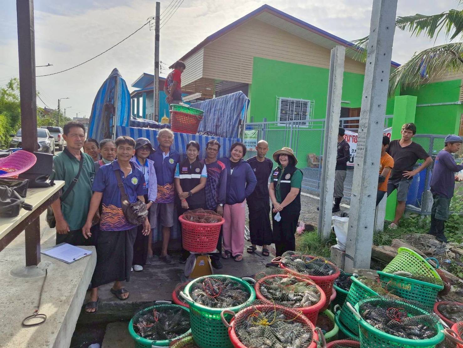สำนักงานประมงพื้นที่กรุงเทพมหานคร ลงพื้นที่รับซื้อปลาหมอคางดำ ตามโครงการควบคุมและกำจัดประชากรปลาหมอคางดำ ปีงบประมาณ 2568