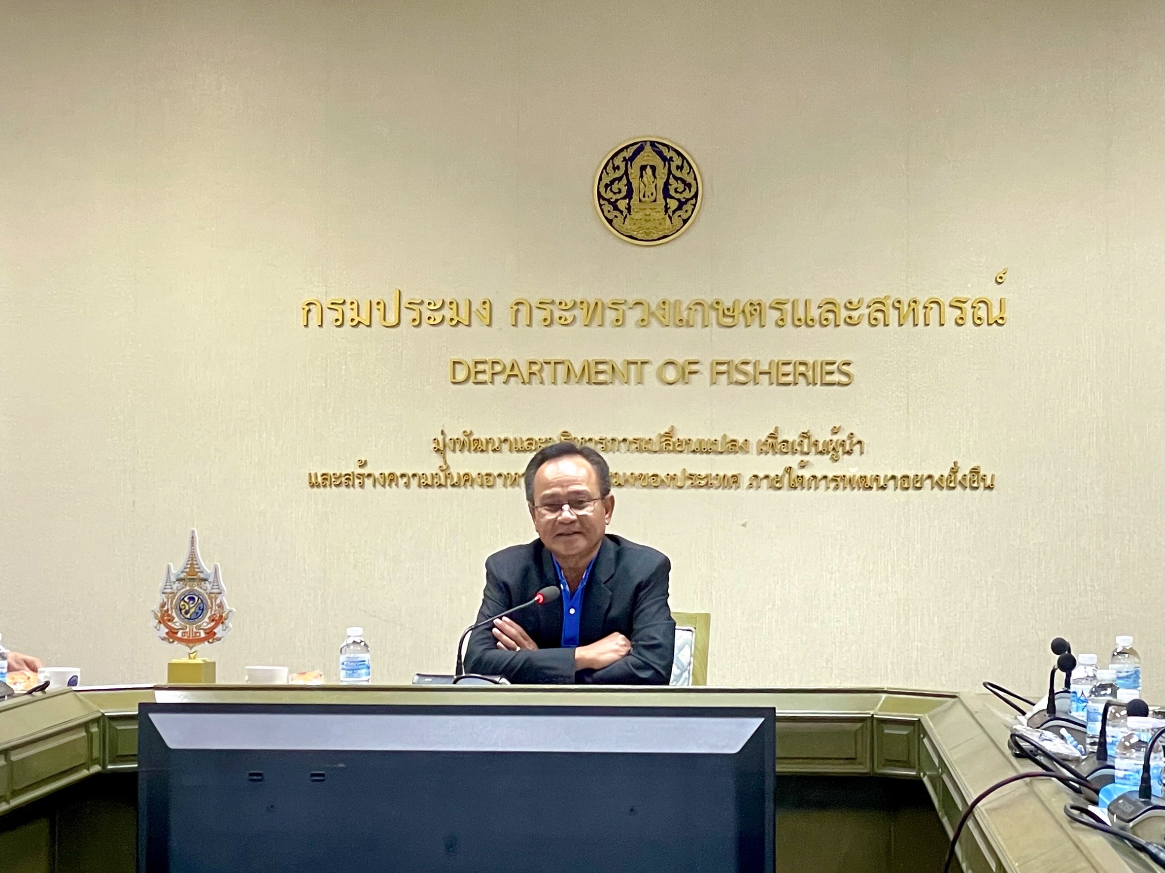 วันที่ 5 มิถุนายน 2568 เวลา 13.30 น. นายศุภกิตติ์ ใสกระจ่าง เลขานุการกรม เป็นประธานการประชุมหารือหัวหน้ากลุ่ม/ฝ่ายของสำนักงานเลขานุการกรม ครั้งที่ 5/2568..คลิก
