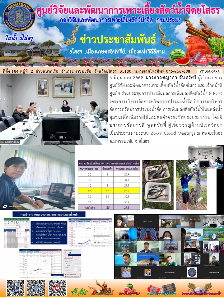 ข่าวประชาสัมพันธ์เดือนมิถุนายน ฉบับที่ 203/2568..คลิก