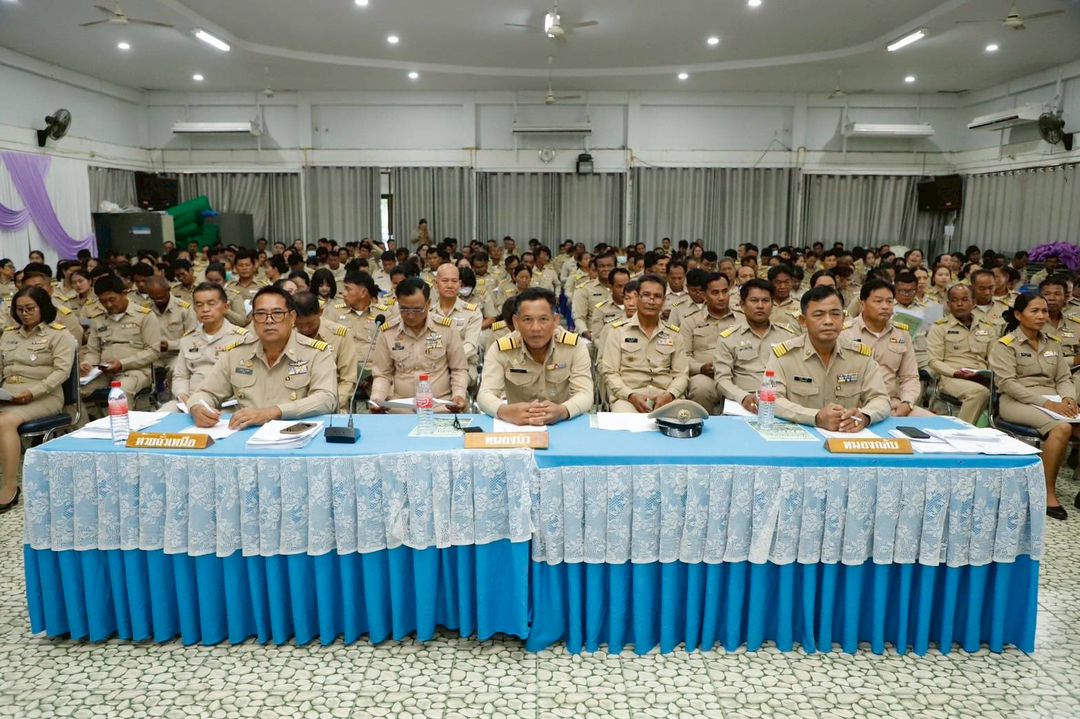 ประมงอำเภอหนองบัว ร่วมประชุมกำนัน ผู้ใหญ่บ้าน แพทย์ประจำตำบล สารวัตรกำนัน และผู้ช่วยผู้ใหญ่บ้าน ครั้งที่ 6/2568