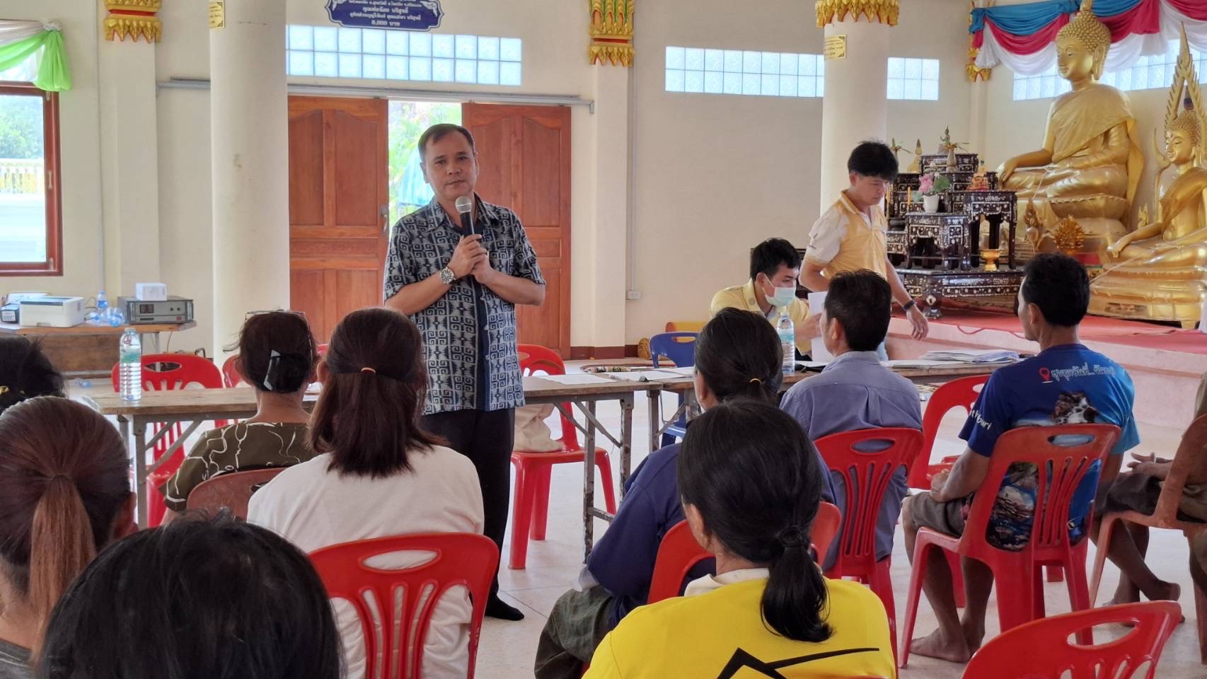 ดำเนินการสนับสนุนปัจจัยการผลิตให้แก่เกษตรกรโครงการแปลงใหญ่ปลาตะเพียนขาว ปี 2568..คลิก