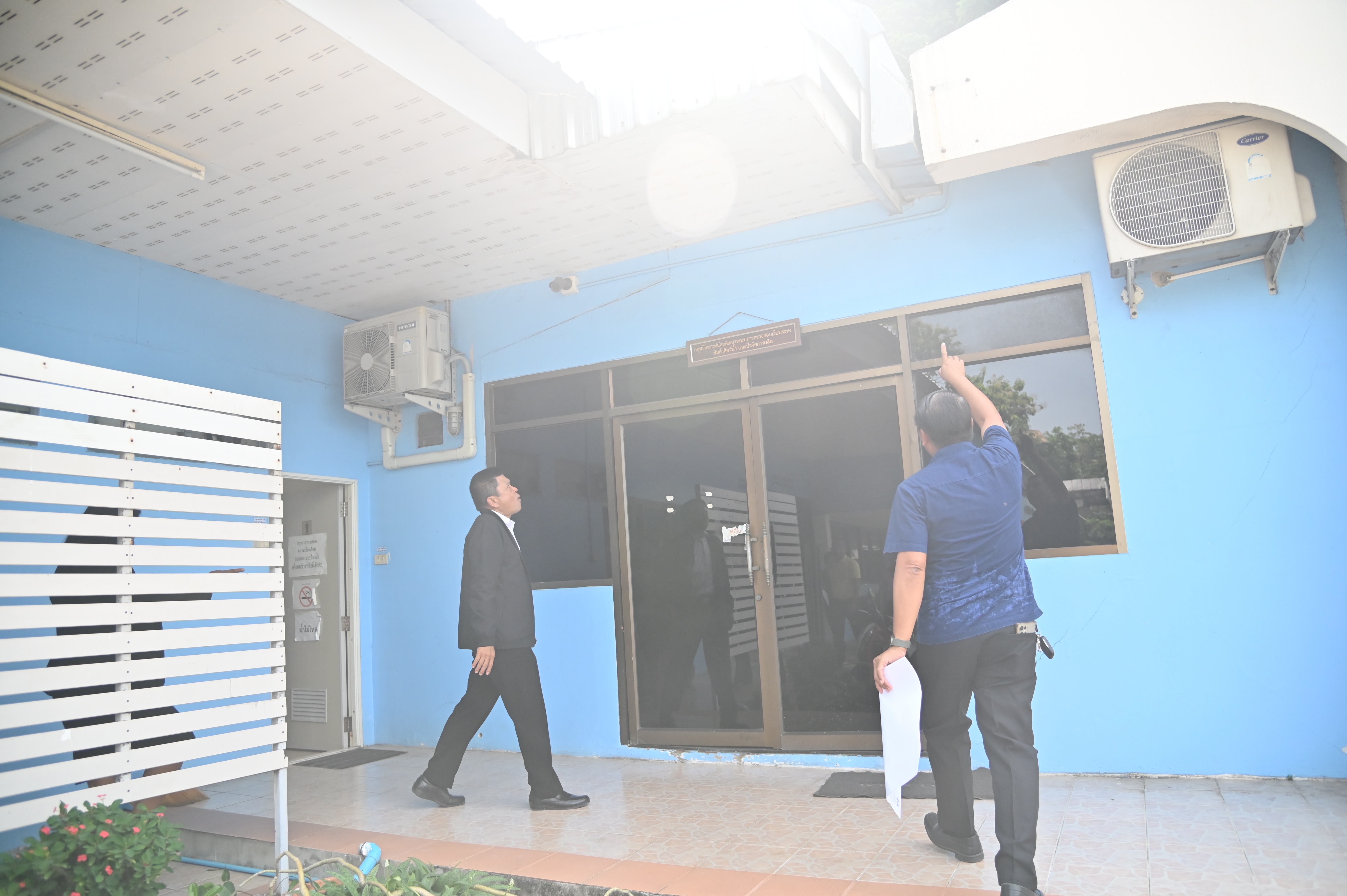 อธิบดีกรมประมง ตรวจสอบพื้นที่เพื่อพัฒนาและปรับปรุงภูมิทัศน์กรมประมง