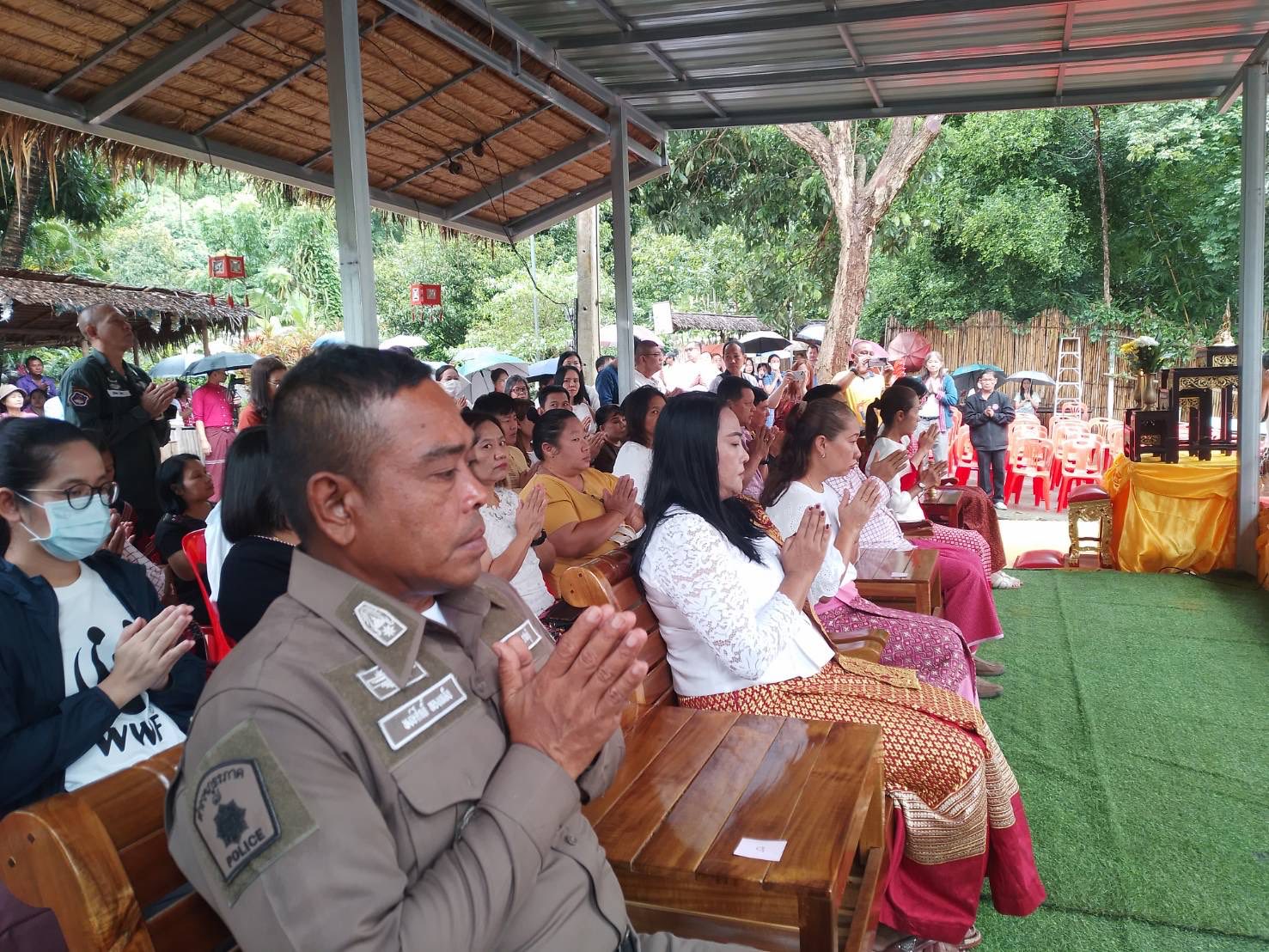 ร่วมงานโครงการเข้าวัดปฏิบัติธรรมวันธรรมสวนะ ศรัทธาอิ่มบุญ อุดหนุนชุมชน ประจำปีงบประมาณ พ.ศ.2568..คลิก