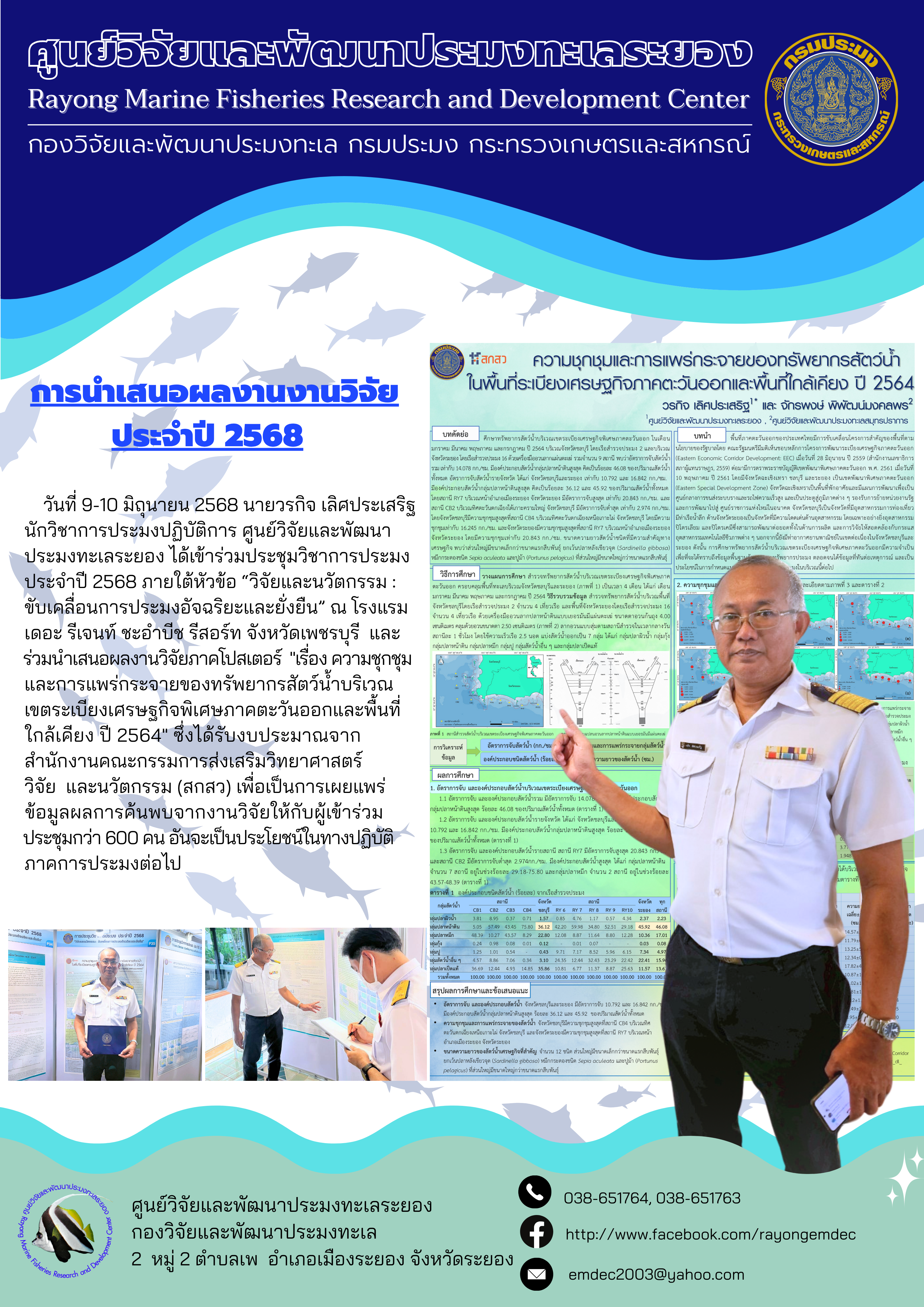 การนำเสนอผลงานงานวิจัย ประจำปี 2568