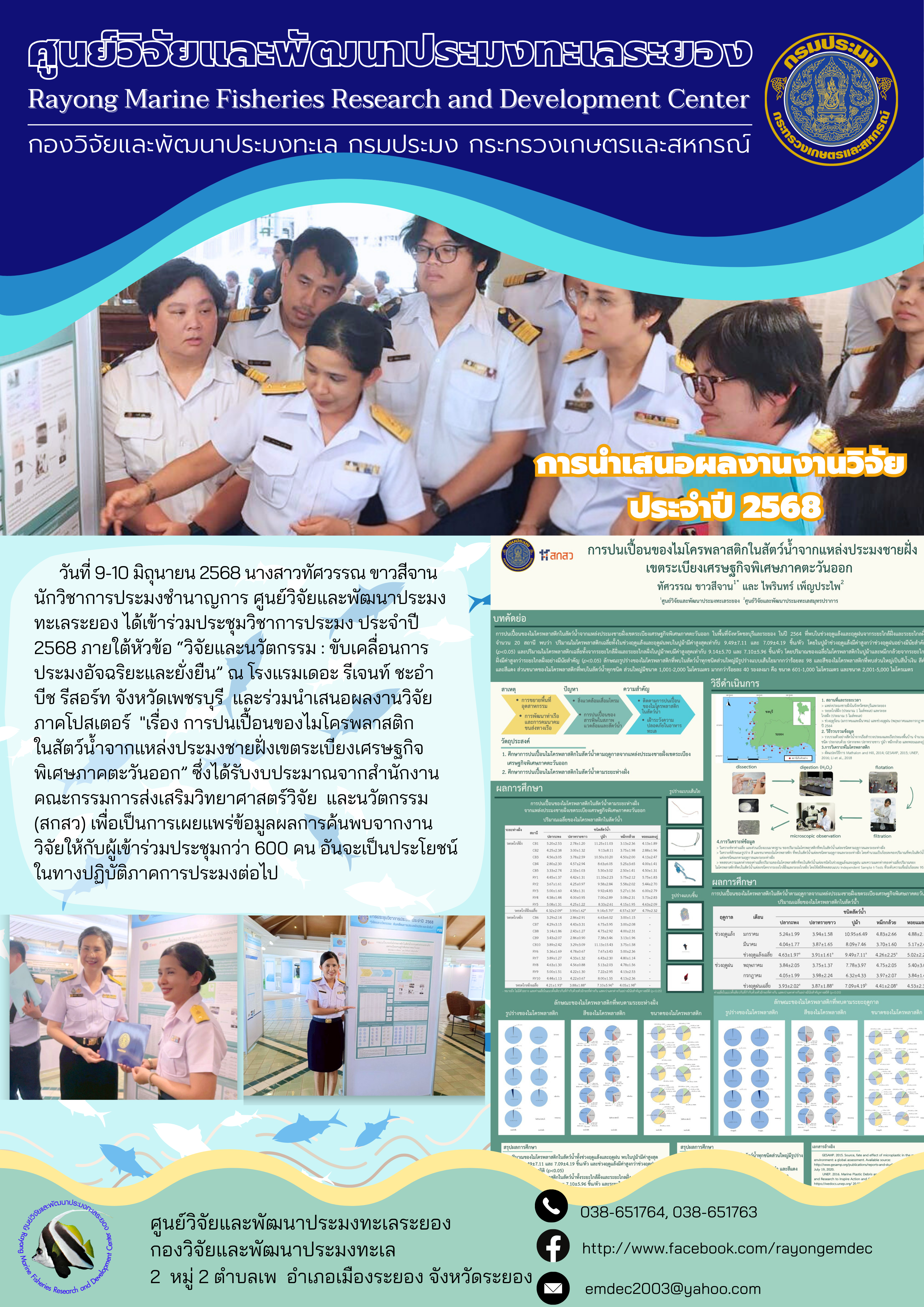 การนำเสนอผลงานงานวิจัย ประจำปี 2568