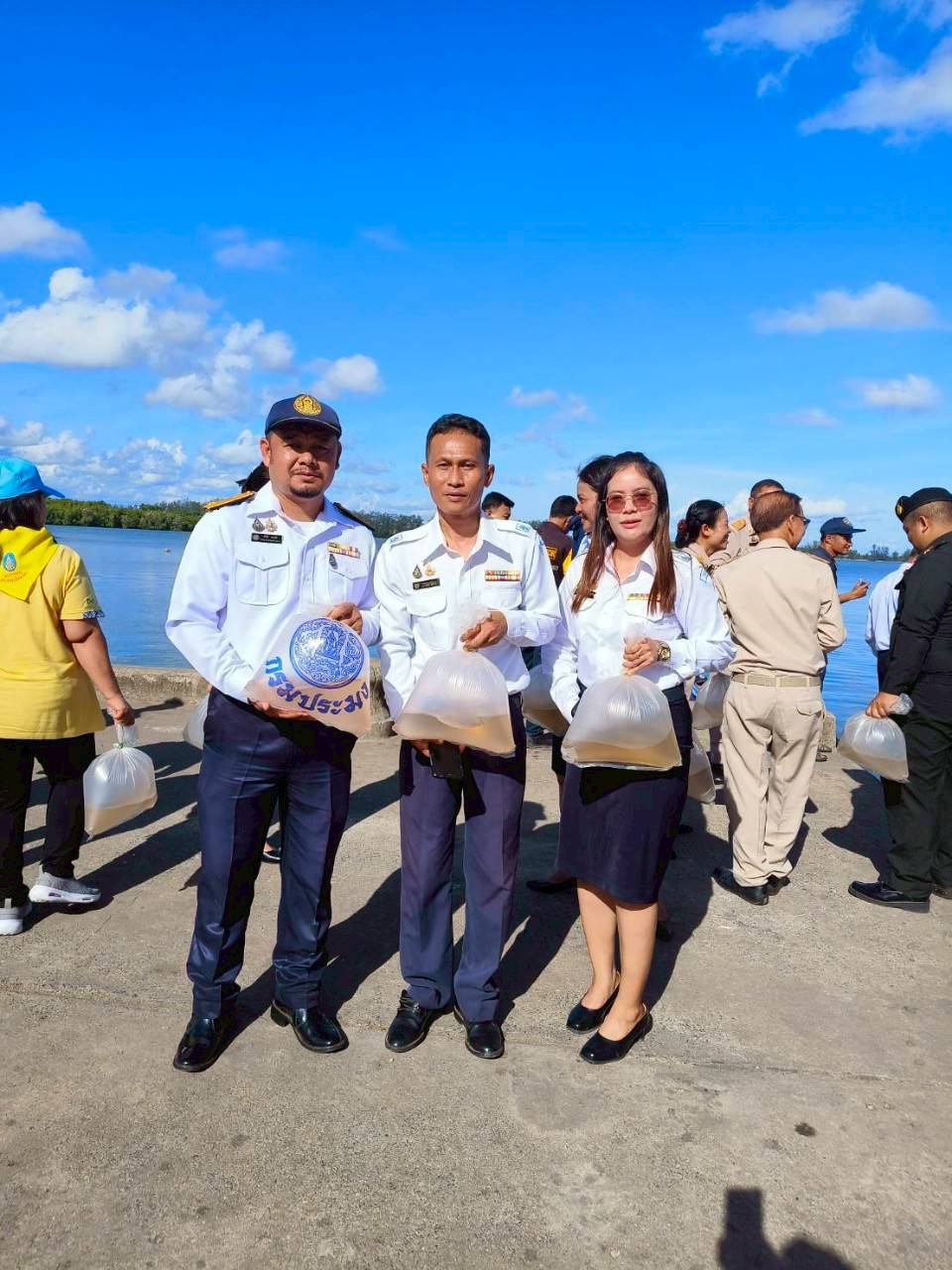 #กิจกรรมปล่อยพันธุ์สัตว์น้ำ