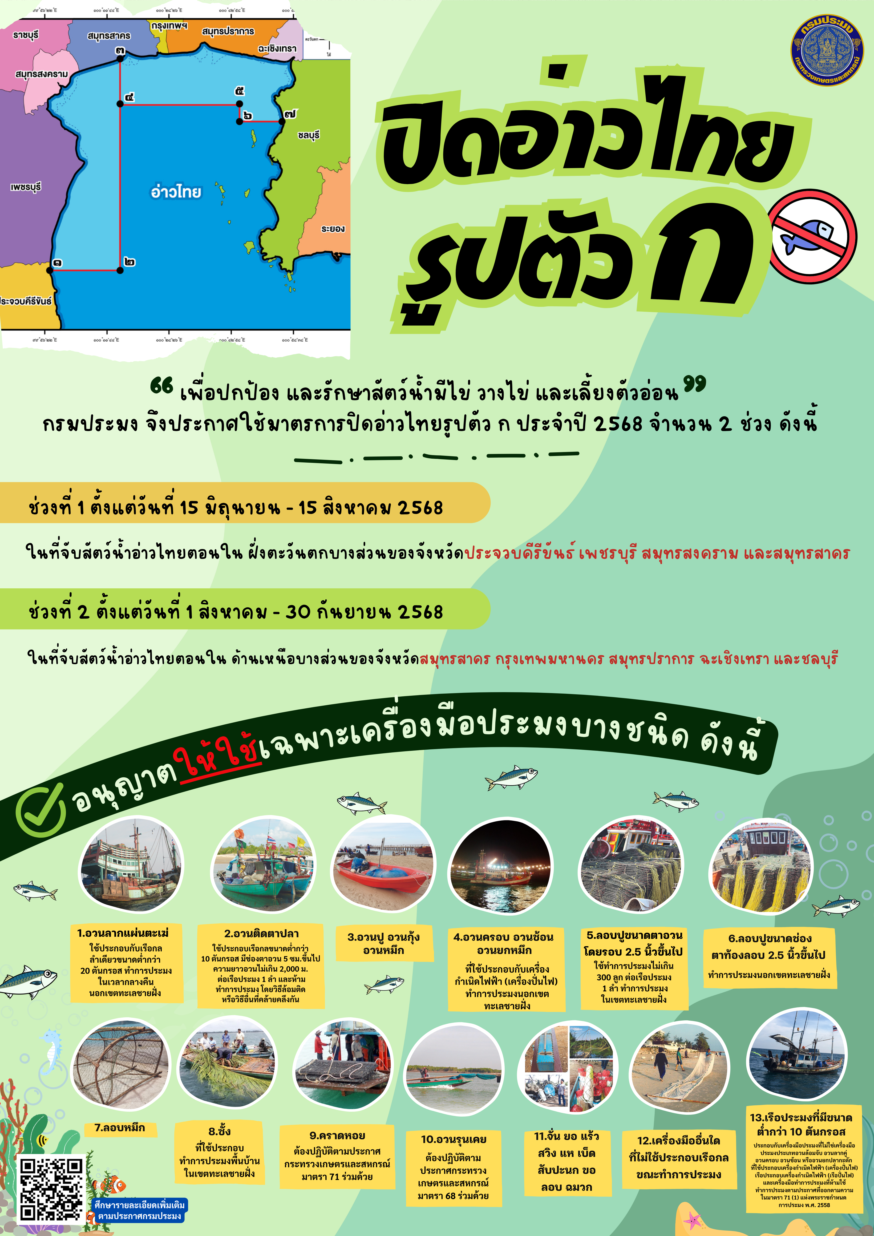 ประชาสัมพันธ์ มาตรการ ปิดอ่าว ตัว ก..คลิก