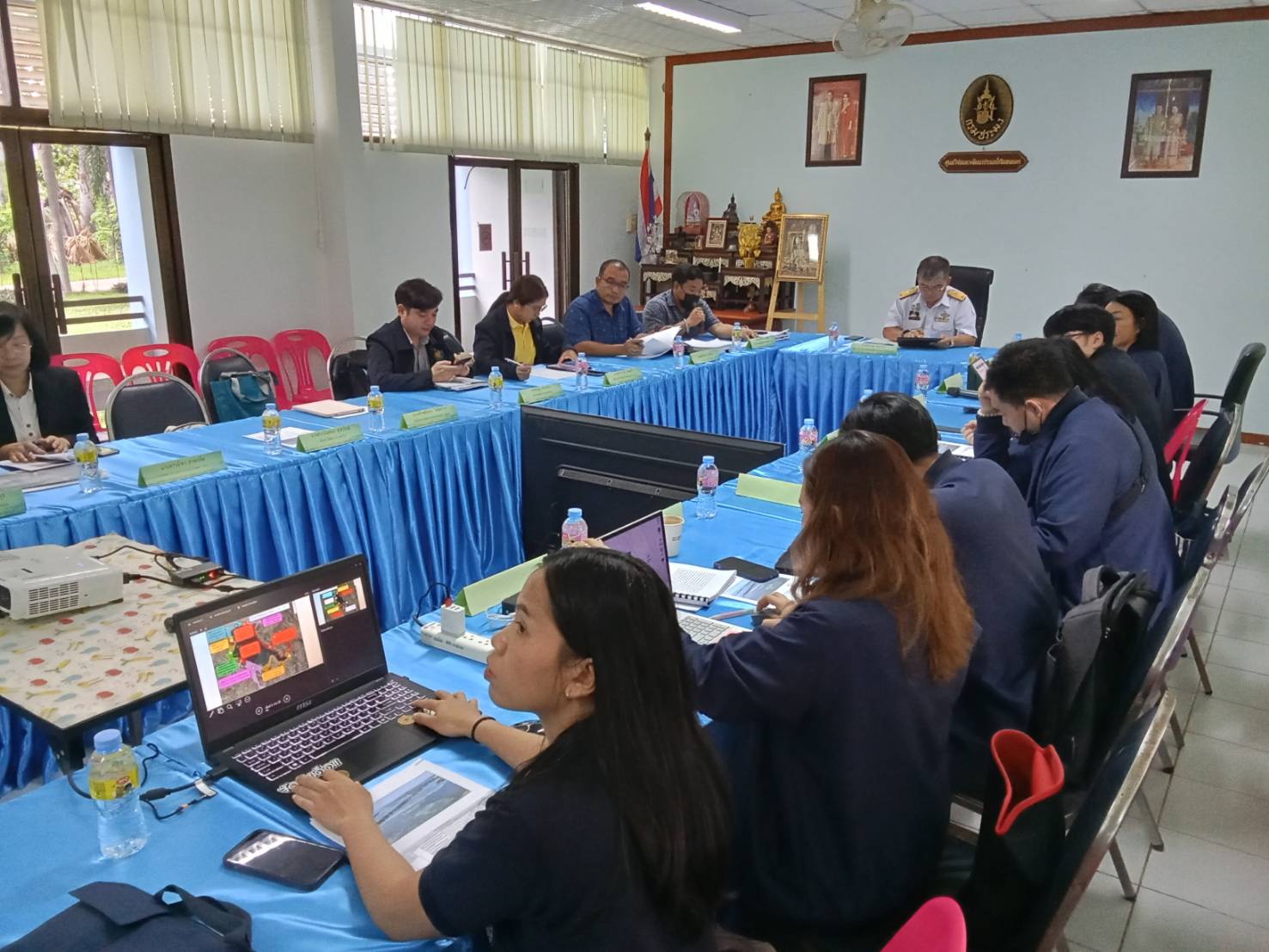 การประชุมเพื่อติดตามประเมินผลโครงการตามแผนปฏิบัติการด้านทรัพยากรน้ำ ประจำปีงบประมาณ 2568