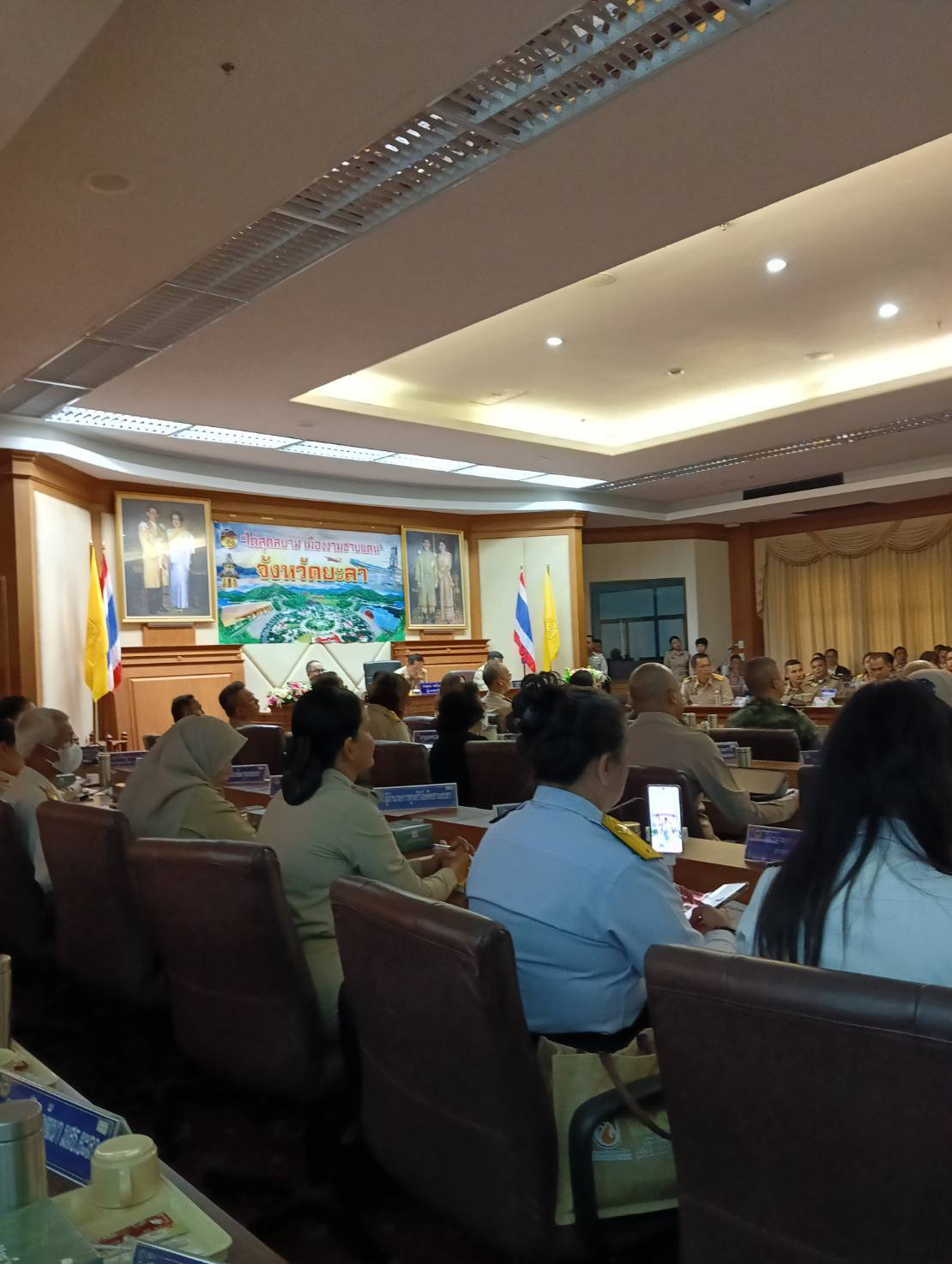 เข้าร่วมประชุมคณะกรมการจังหวัดยะลาและเข้าร่วมประชุมคณะกรรมการขับเคลื่อนนโยบายของกรมประมง จังหวัดยะลา (FC) ประจำเดือน มิถุนายน พ.ศ.