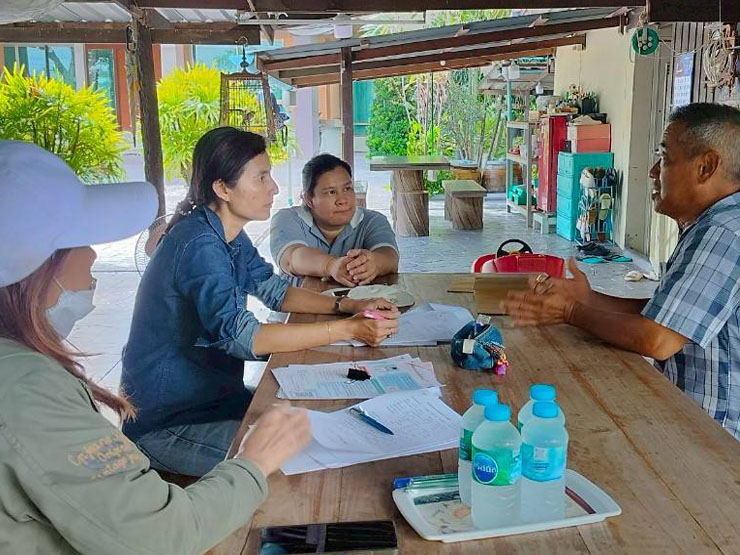 เจ้าหน้าที่ฝ่ายงานตรวจรับรองมาตรฐานฟาร์มสัตว์น้ำของศพช.ฉะเชิงเทรา เข้าตรวจประเมินฟาร์มเพาะเลี้ยงสัตว์น้ำเพื่อการรับรองมาตรฐานฟาร์มเพาะเลี้ยงสัตว์น้ำที่ดี (GAP) ระหว่างวันที่ ๑๔ - ๓๐ มิถุนายน พ.ศ. ๒๕๖๘