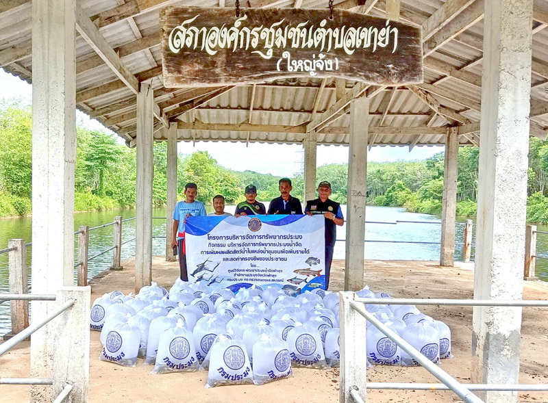 ร่วมปล่อยพันธุ์ปลา ลงสู่แหล่งน้ำห้วยขนุนปาน อ.ศรีบรรพต จ.พัทลุง