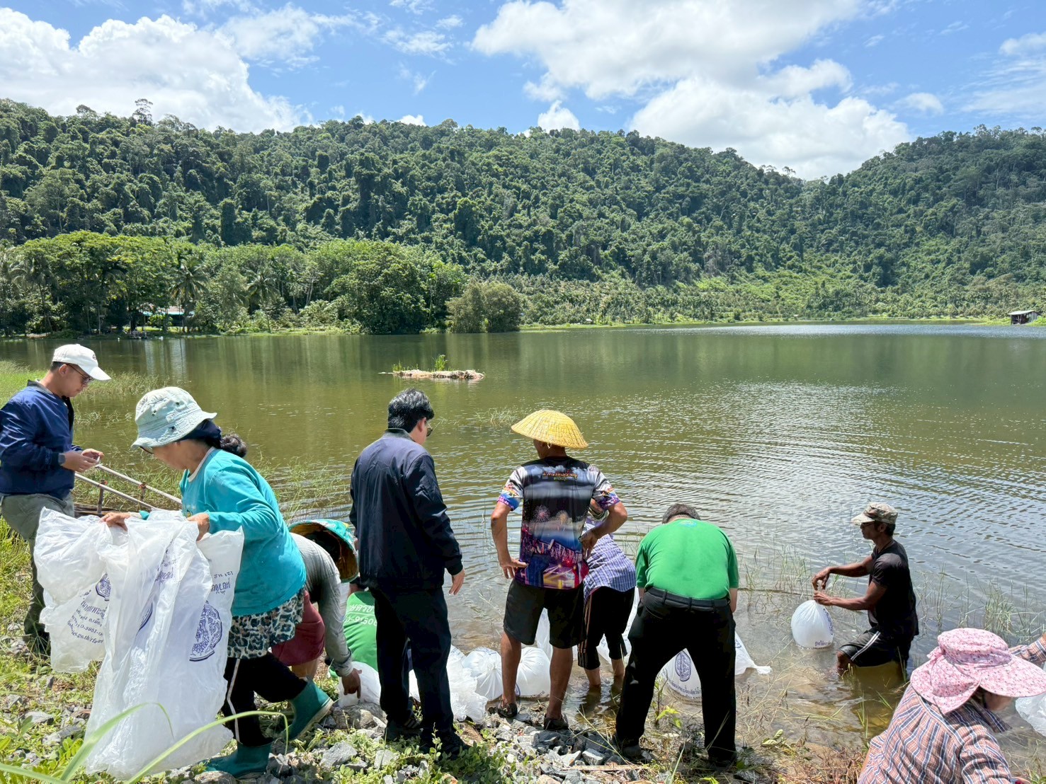 ปล่อยพันธุ์สัตว์น้ำตามแผนงานยุทธศาสตร์การเกษตรสร้างมูลค่า (ค่าใช้จ่ายในการเพิ่มผลผลิตสัตว์น้ำในแหล่งน้ำชุมชนเพื่อเพิ่มรายได้และลดค่าครองชีพประชาชน)..คลิก