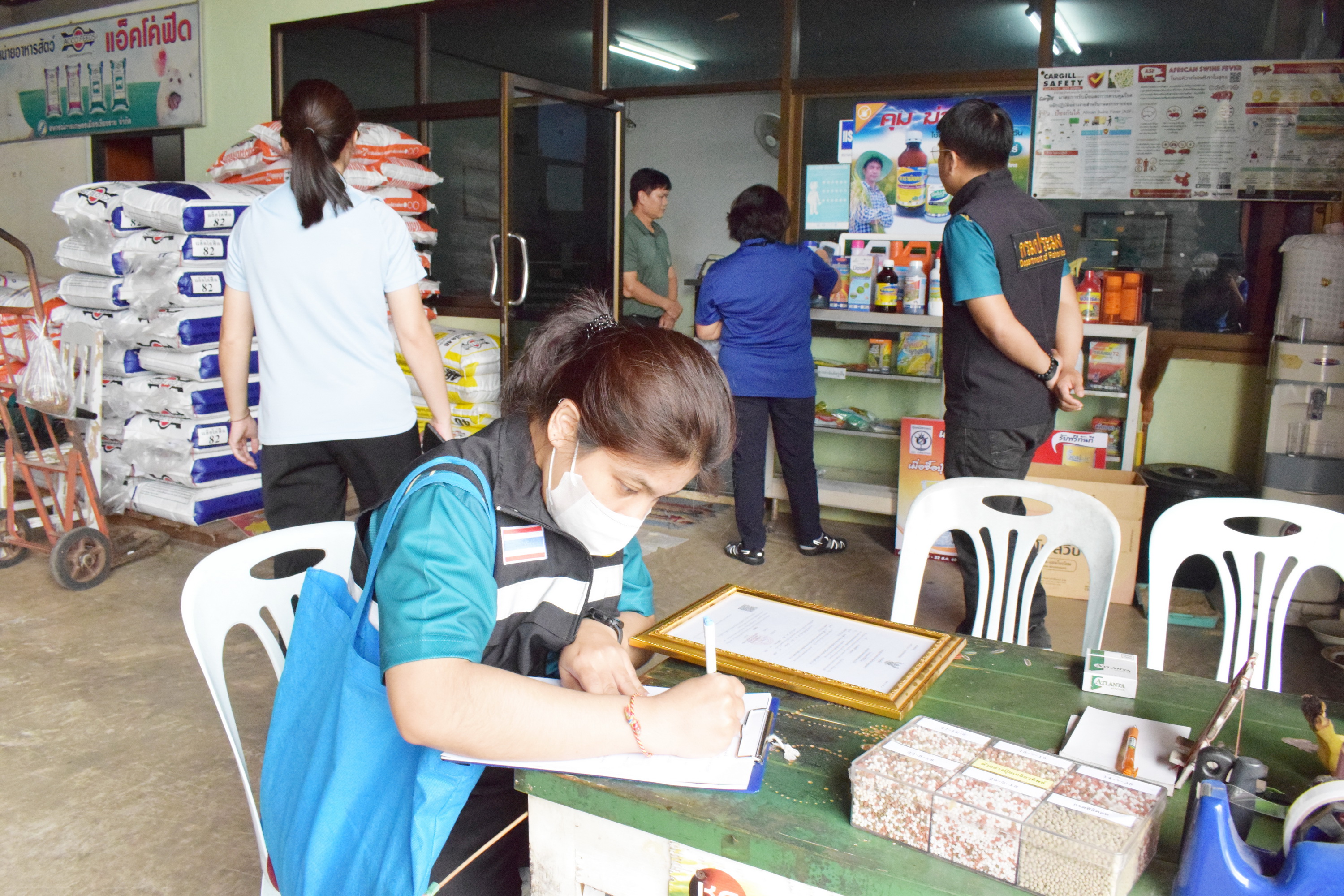 กวอ. ลงพื้นที่ตรวจสอบสถานประกอบการเกี่ยวกับวัตถุอันตราย ในพื้นที่จังหวัดเชียงราย