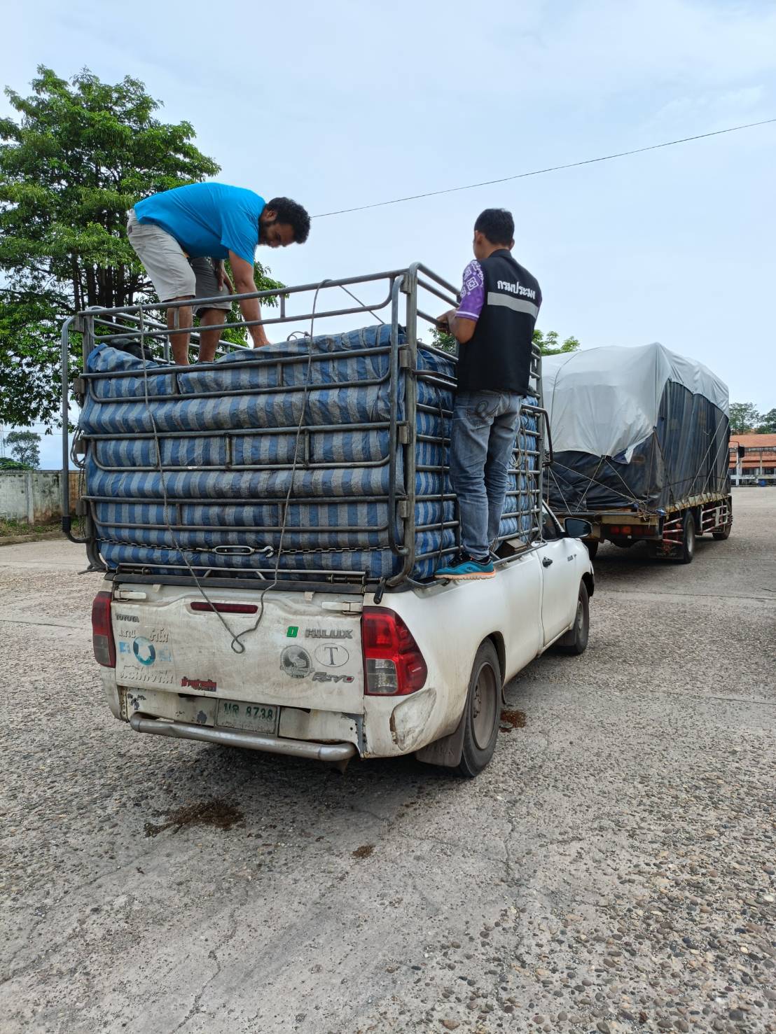 ข่าวกิจกรรม วันที่ 9 กรกฎาคม 2568 เจ้าหน้าที่ด่านตรวจประมงนครพนม ตรวจปล่อยสินค้า(ปลาจีน ทั้งตัว แช่เย็น) ณ ด่านพรมแดนศุลกากรบึงกาฬ จ.บึงกาฬ