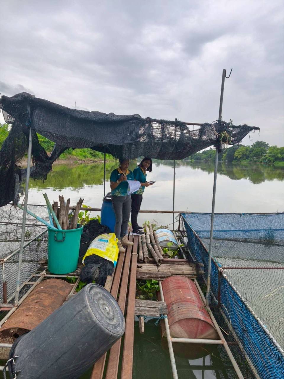 ลงพื้นที่ให้คำแนะนำเรื่องการขึ้นทะเบียนเกษตรกรผู้เพาะเลี้ยงสัตว์น้ำ และการเตรียมความพร้อมเกษตรกรเข้าสู่มาตรฐานฟาร์มเพาะเลี้ยงสัตว์น้ำจืด โครงการยกระดับคุณภาพมาตรฐานสินค้าเกษตรเข้าสู่มาตรฐาน GAP มกษ.