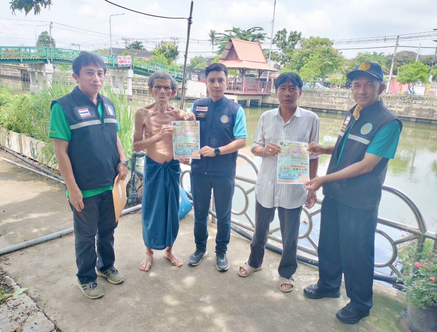 สำนักงานประมงกรุงเทพมหานครลงพื้นที่ประชาสัมพันธ์ฤดูน้ำแดง 2568 ในพื้นที่กรุงเทพมหานคร ฤดูสัตว์น้ำจืดมีไข่ หรือวางไข่ เลี้ยงตัววัยอ่อน เขตทวีวัฒนา กรุงเทพมหานคร