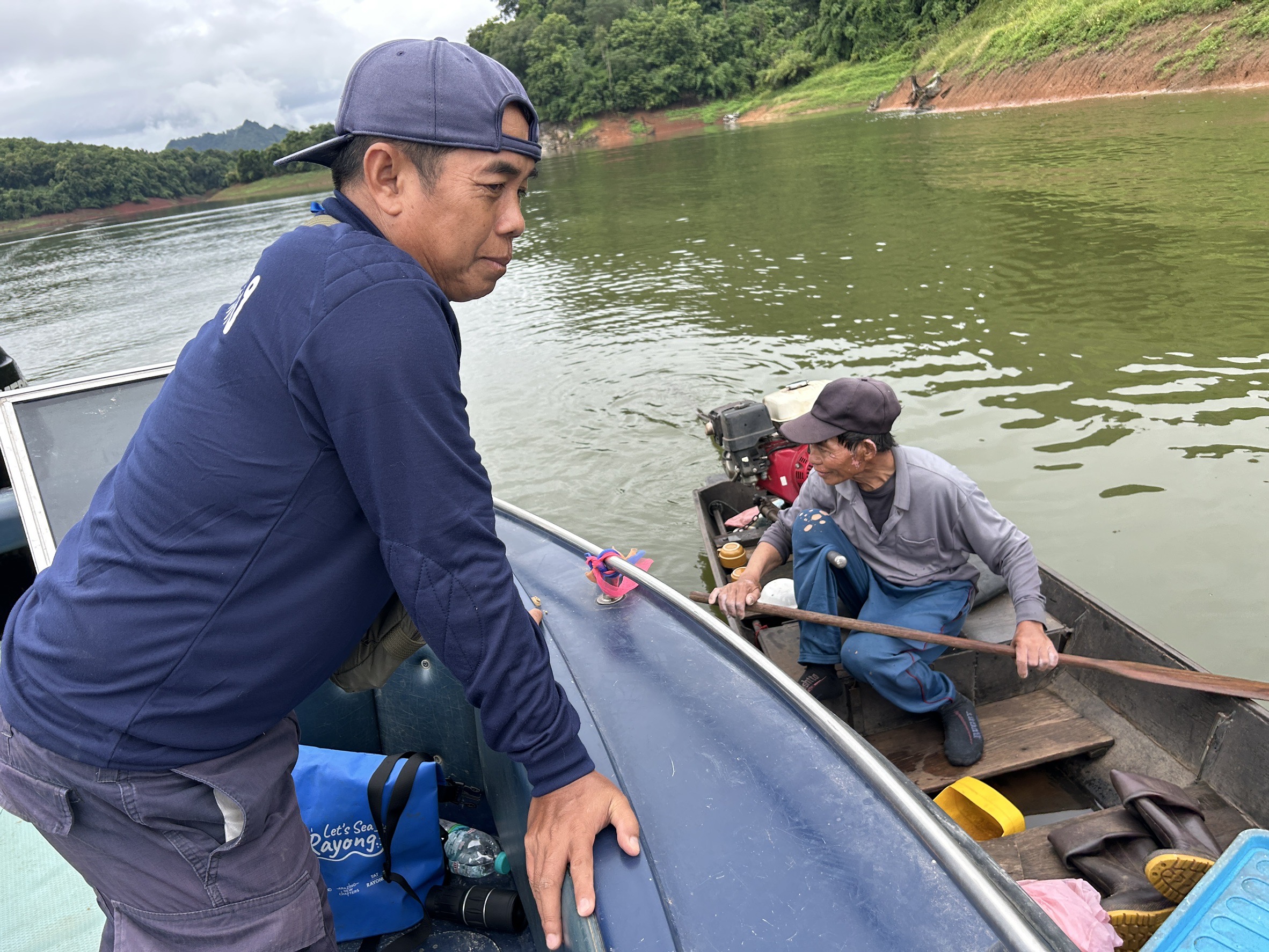 ปฏิบัติงานควบคุมการทำประมงตามมาตรการคุ้มครองสัตว์น้ำจืดมีไข่ (ฤดูน้ำแดง)