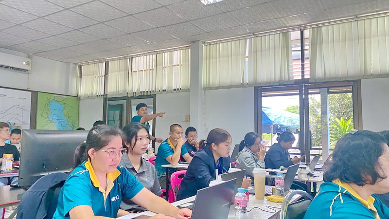 ร่วมประชุมติดตามงานตรวจสอบผลกระทบสิ่งแวดล้อมจากโครงการก่อสร้างระบบชลประทาน ปีงบประมาณ 2568