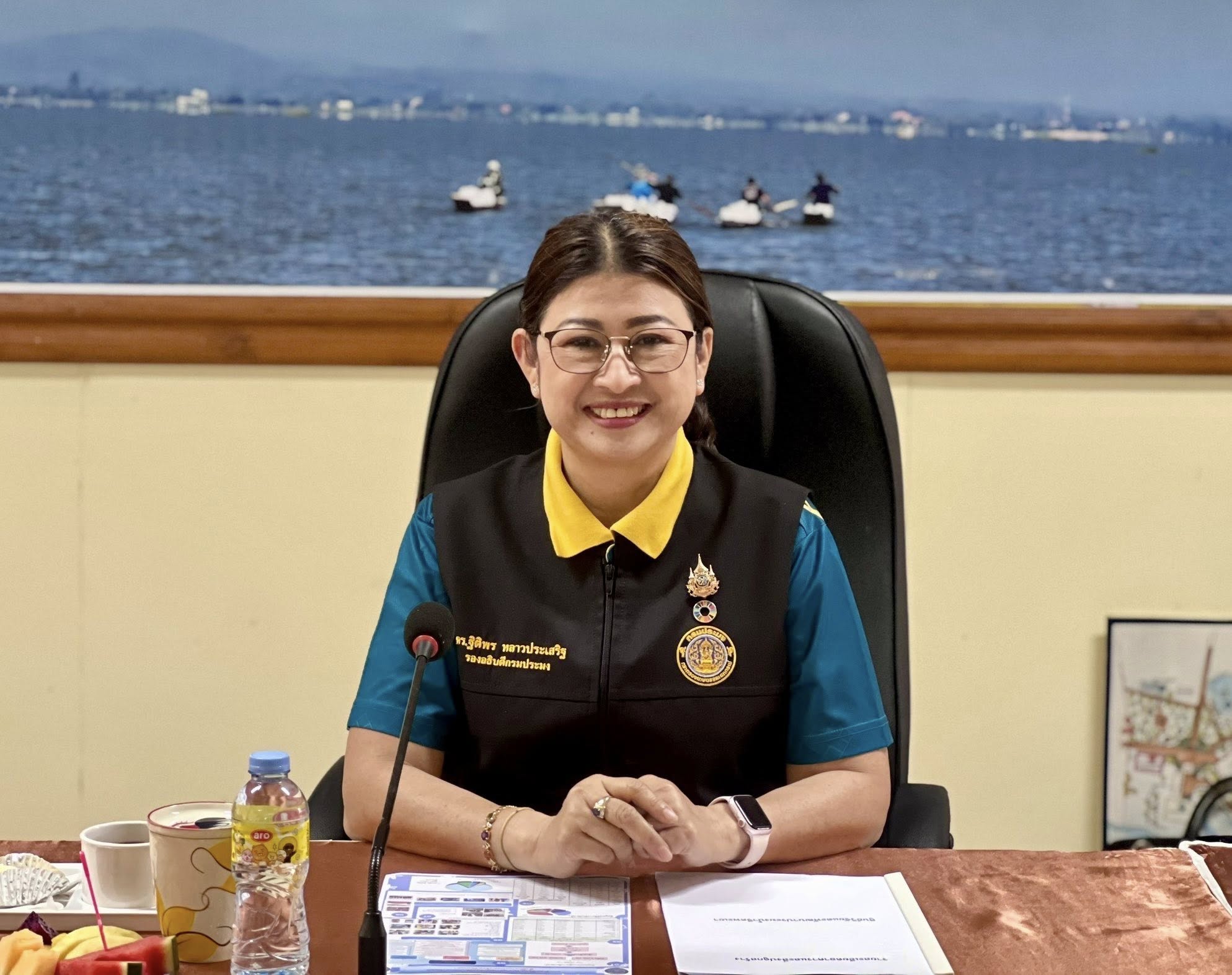 รองอธิบดีกรมประมงลงพื้นที่ตรวจราชการจังหวัดพะเยาและติดตามความก้าวหน้าการดำเนินงานโครงการภายใต้การขับเคลื่อนนโยบายการพัฒนาการเกษตรและสหกรณ์ จังหวัดพะเยา (พะเยาโมเดล) ปีงบประมาณ 2568