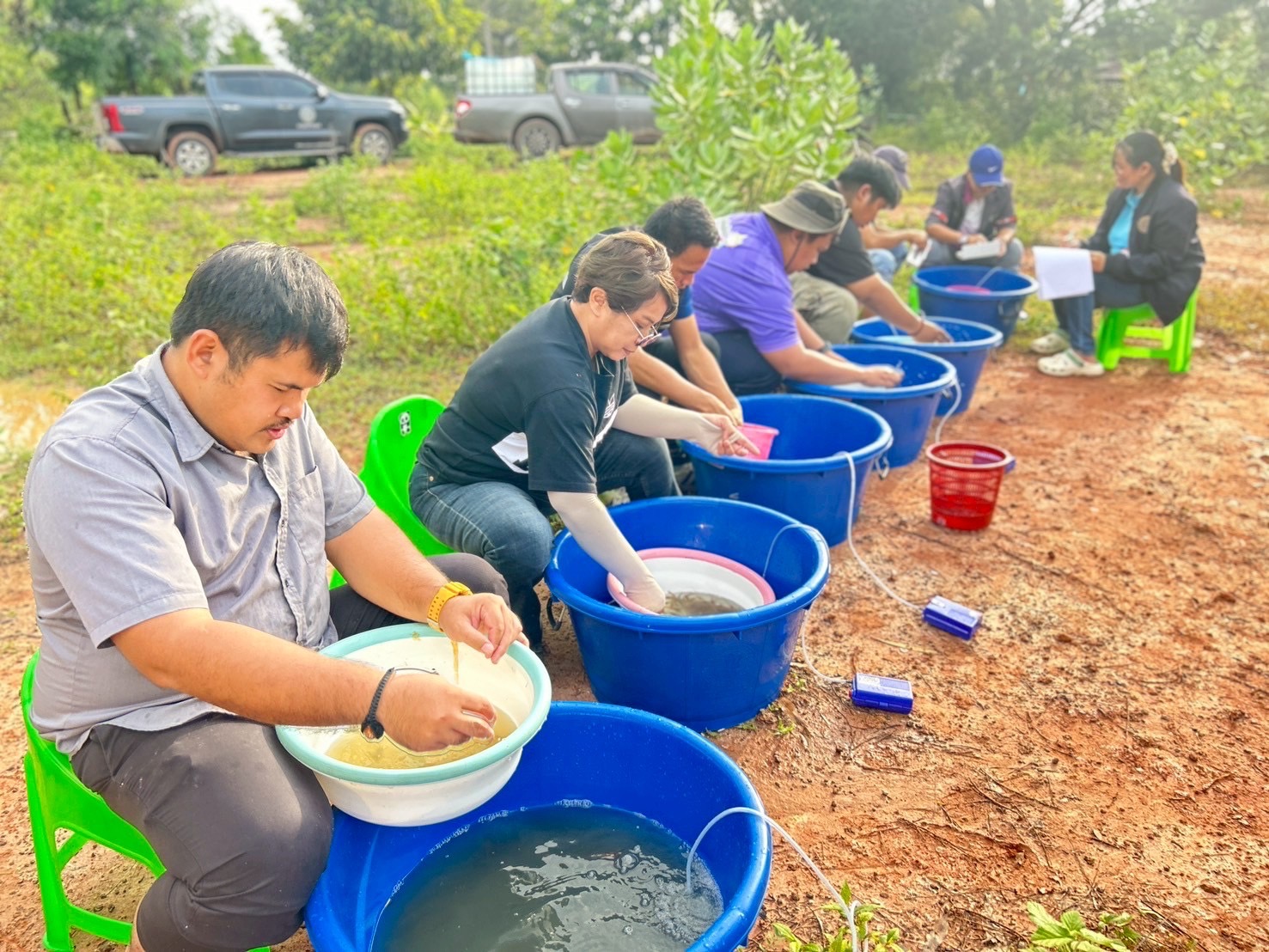 ปล่อยพันธุ์สัตว์น้ำ(กุ้งก้ามกราม) ในโครงการบริหารจัดการทรัพยากรประมงกิจกรรมบริหารจัดการทรัพยากรประมงน้ำจืดการเพิ่มผลผลิตสัตว์น้ำในแหล่งน้ำชุมชน เพื่อเพิ่มรายได้และลดค่าครองชีพของประชาชนประจำปีงบประมาณ 2568 รวมทั้งสิ้น 15 แหล่งน้ำ..คลิก