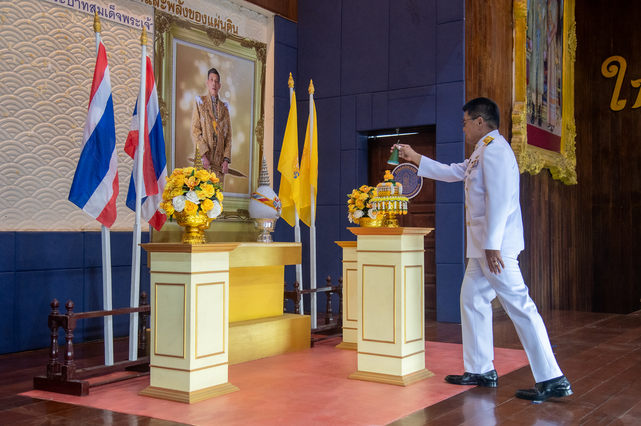 วันจันทร์ที่ 21 กรกฎาคม 2568 พิธีถวายสัตย์ปฏิญาณเพื่อเป็นข้าราชการที่ดีและพลังของแผ่นดิน เนื่องในโอกาสวันเฉลิมพระชนมพรรษา พระบาทสมเด็จพระเจ้าอยู่หัว..คลิก