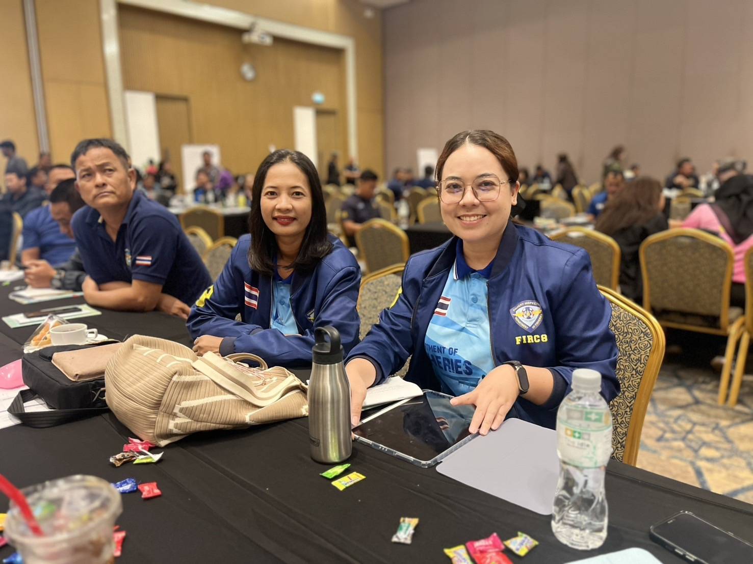 ประชุมซักซ้อมการออก?ใบรับรองสถานที่รวบรวมซากของสัตว์น้ำเพื่อการส่งออกและการออกใบรับรองสุขศาสตร์ซากของสัตว์น้ำเพื่อการส่งออกนอกราชอาณาจักร? และ?การอบรม?เชิงปฏิบัติการเพิ่มประสิทธิภาพการบังคับการใช้กฎหมายและการดำเนินคดีตาม พระราชกำหนดการประมง พ.ศ 2558 และที่แก้ไขเพิ่มเติม 