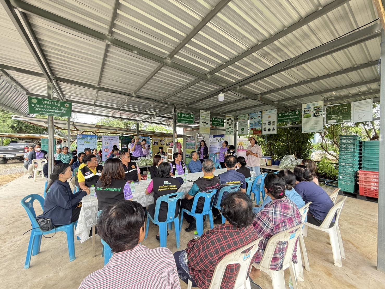 ผู้ตรวจราชการกระทรวงเกษตรและสหกรณ์ ตรวจเยี่ยมการดำเนินงานโครงการพัฒนาเกษตรกรรมยั่งยืน..คลิก