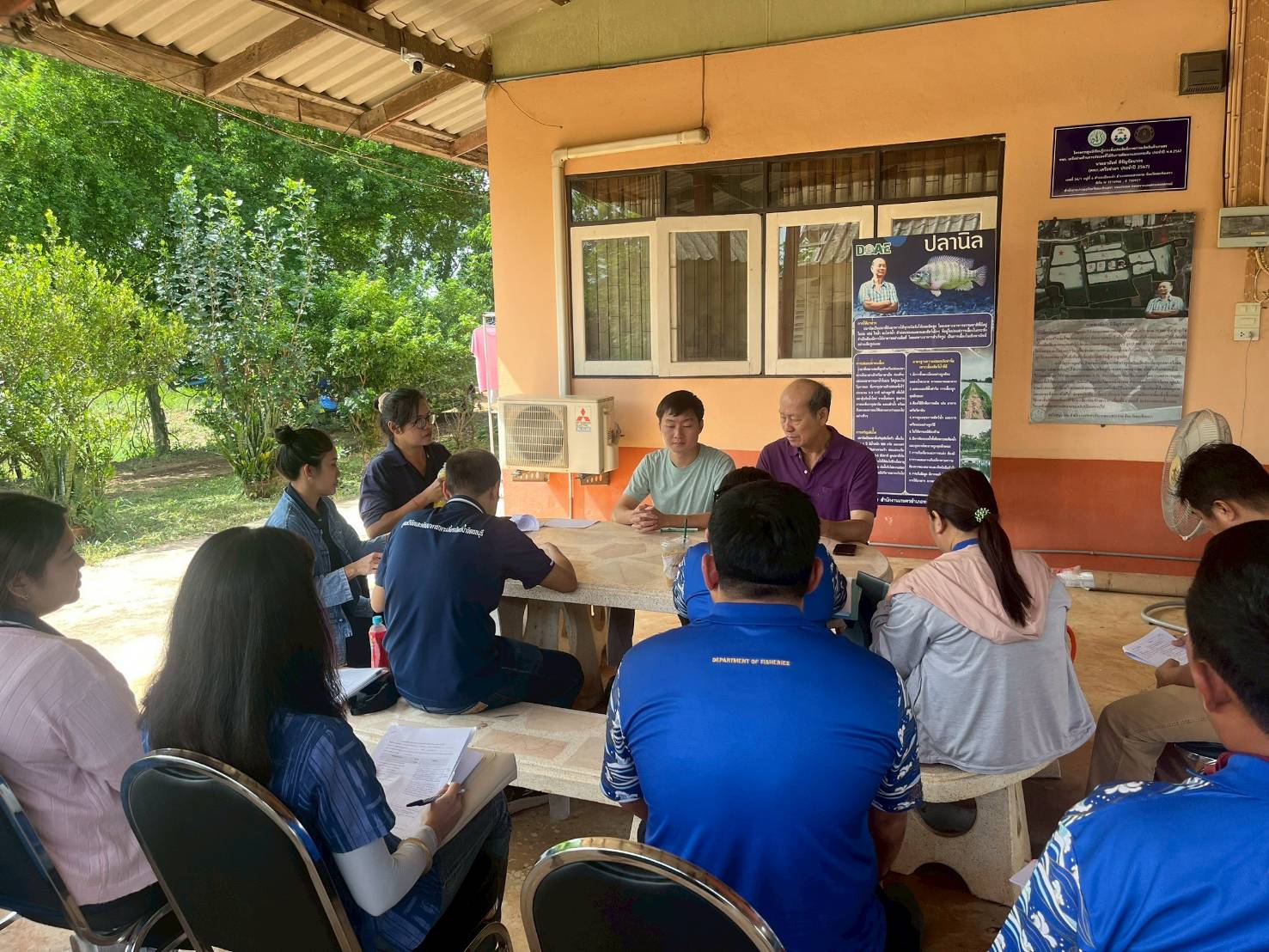 วันพฤหัสบดีที่ 24 กรกฎาคม 2568) เข้าตรวจติดตามคุณภาพภายในของหน่วยตรวจประเมินนำร่อง ศูนย์วิจัยและพัฒนาการเพาะเลี้ยงสัตว์น้ำจืดชลบุรี (ศพจ.ชลบุรี) ประจำปี 2568