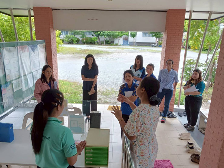 ผอ.ศพช.ฉะเชิงเทรา เป็นประธานการตรวจติดตามคุณภาพภายใน (Internal audit) ประจำปี ๒๕๖๘ ณ ห้องประชุมศูนย์วิจัยและพัฒนาการเพาะเลี้ยงสัตว์น้ำชายฝั่งฉะเชิงเทรา และห้องปฏิบัติการทดสอบสารตกค้างศูนย์ ฯ