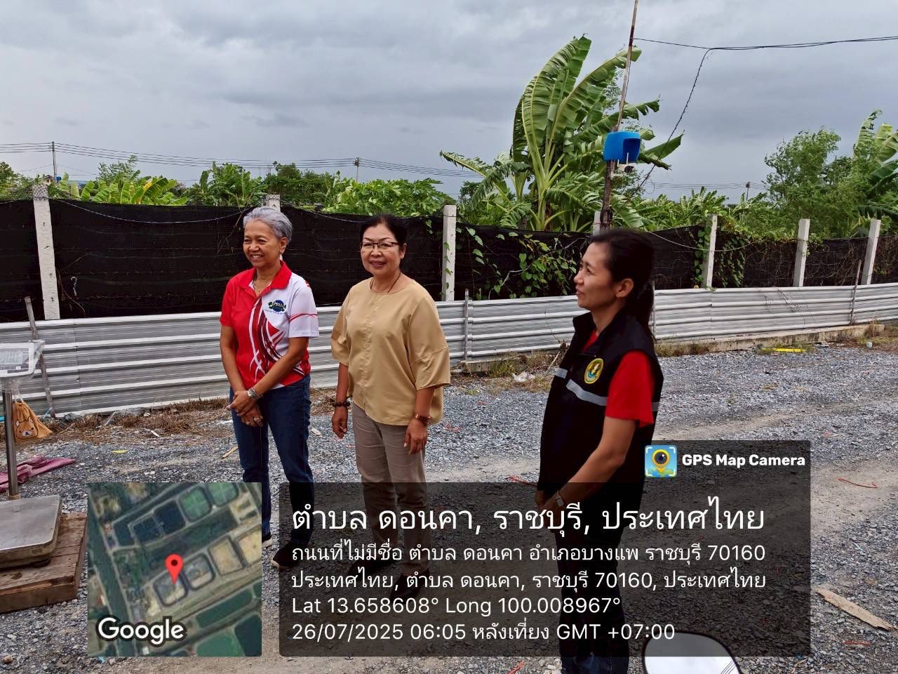 ลงพื้นที่ติดตามตรวจสอบการซื้อขายกุ้งขาวแวนนาไม 