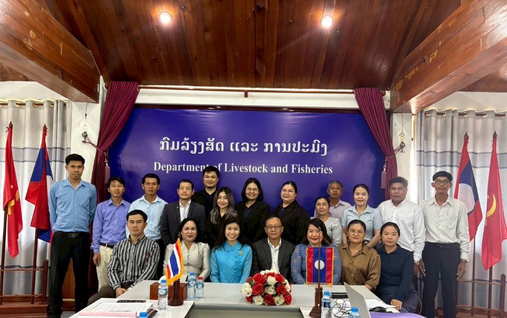 เมื่อวันที่ 5 - 8 ส.ค. 68 โครงการฝึกอบรม การแลกเปลี่ยนเรียนรู้ด้านระบบการรับรองมาตรฐานฟาร์มเพาะเลี้ยงสัตว์น้ำที่ดีในสาธารณรัฐประชาธิปไตย ประชาชนลาว ตามมาตรฐานสากล..คลิก