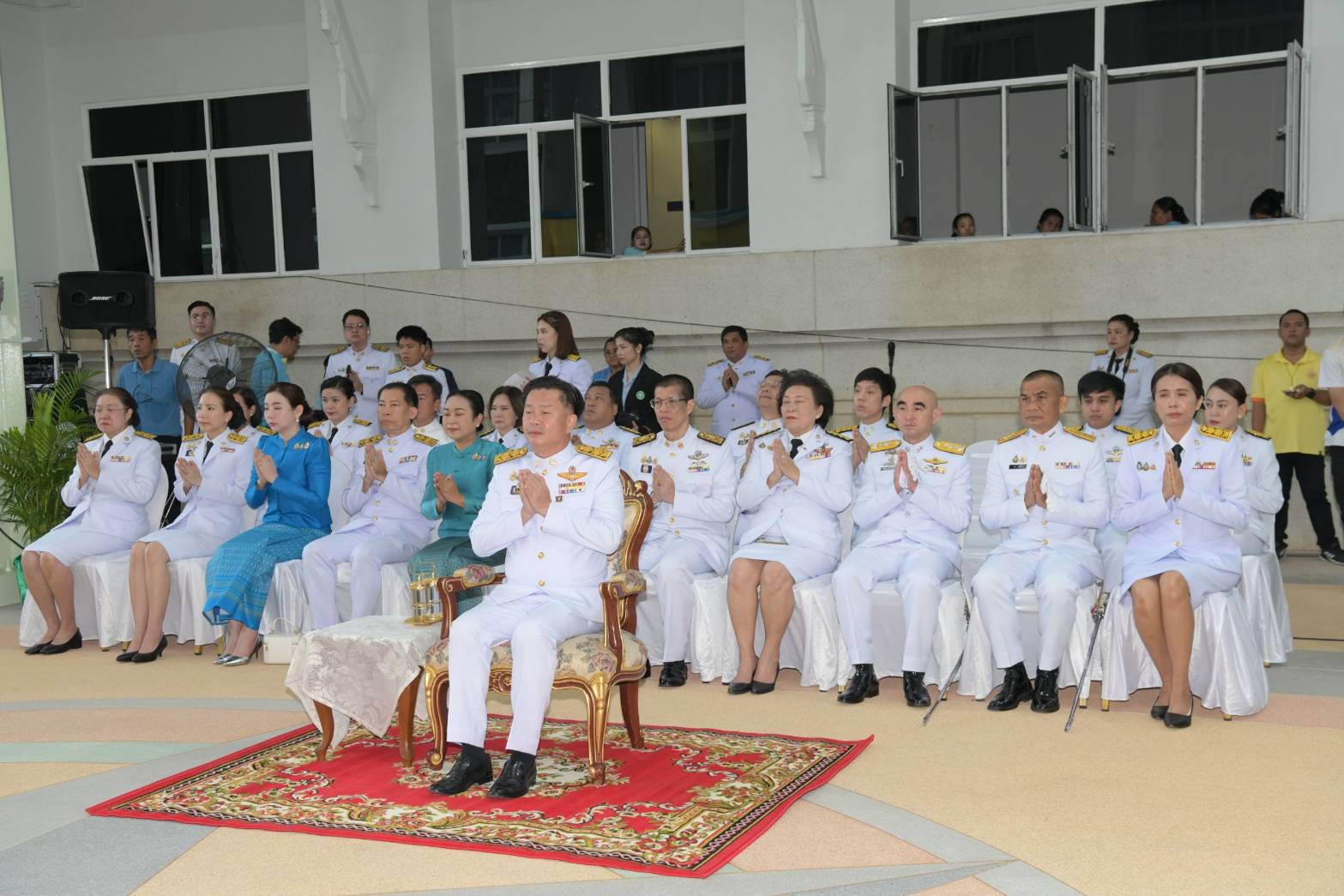 พิธีเจริญพระพุทธมนต์และทำบุญตักบาตรถวายเป็นพระราชกุศลแด่ สมเด็จพระนางเจ้าสิริกิติ์ พระบรมราชินีนาถ พระบรมราชชนนีพันปีหลวง..คลิก