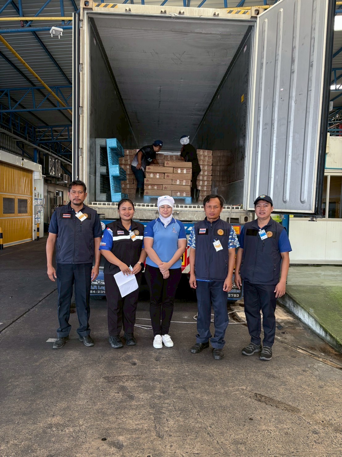 การตรวจตู้คอนเทนเนอร์ปลายทาง สินค้าน้ำเข้า..คลิก