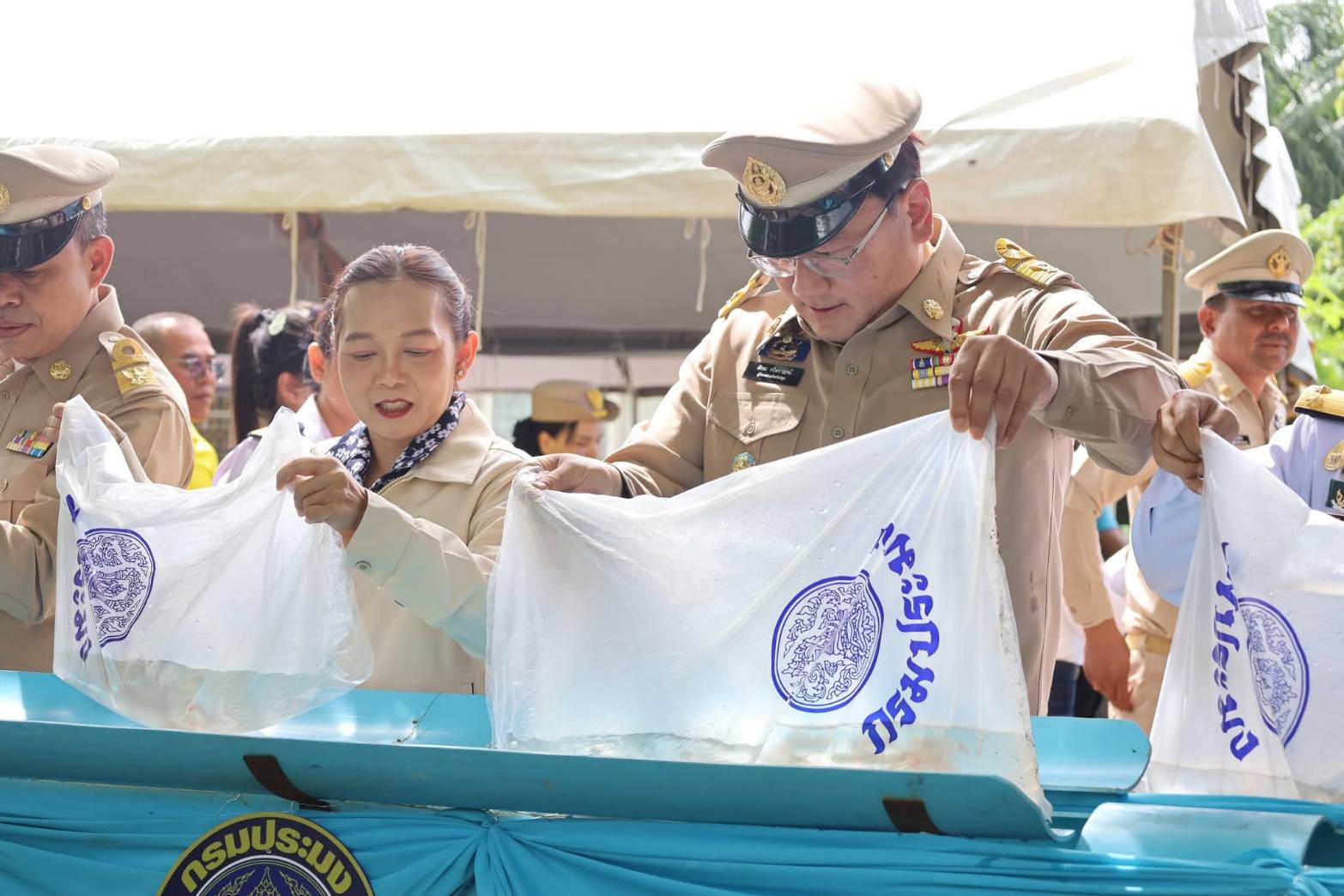 เข้าร่วมพิธีปล่อยพันธุ์สัตว์น้ำเพื่อถวายเป็นพระราชกุศล เนื่องในโอกาสวันเฉลิมพระชนมพรรษาสมเด็จพระนางเจ้าสิริกิติ์พระบรมราชินีนาถพระบรมราชชนนีพันปีหลวง 12 สิงหาคม 2568