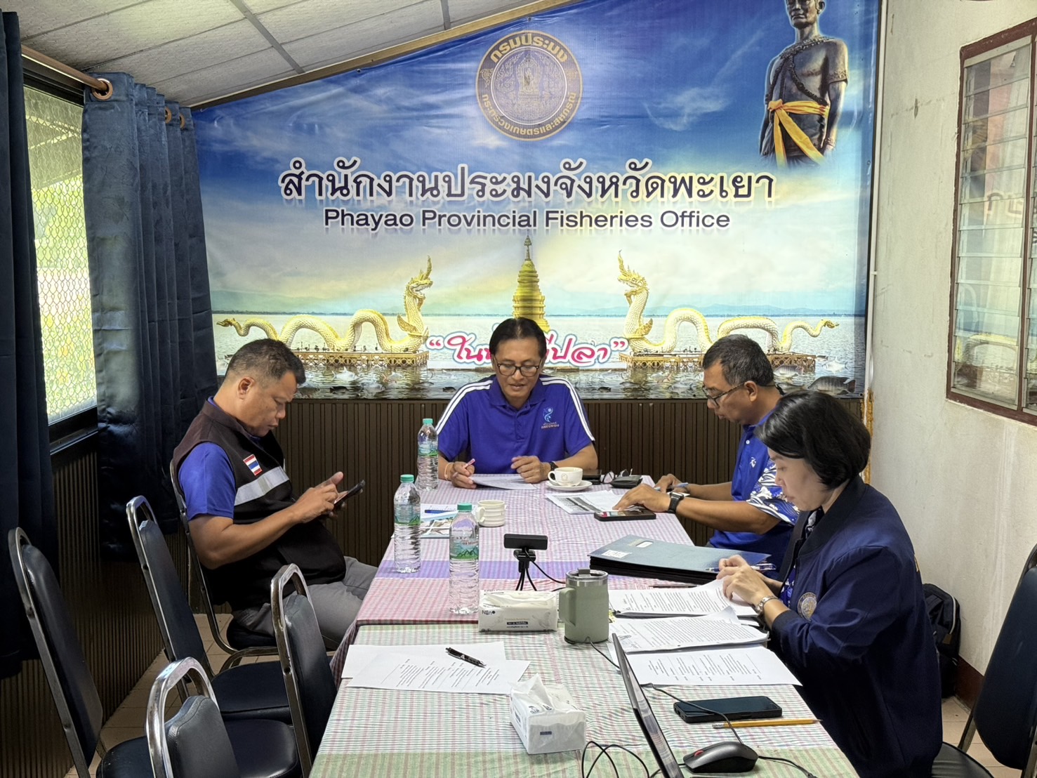 ประชุมคณะกรรมการขับเคลื่อนนโยบายของกรมประมง(FC) ครั้งที่ 7/2568 จังหวัดพะเยา  