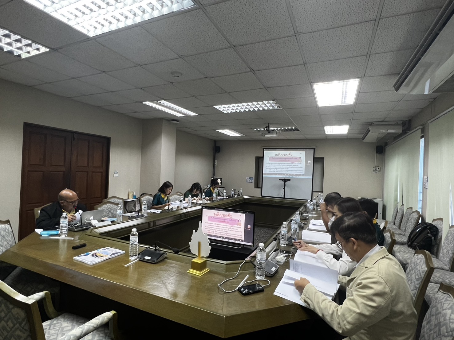 ประชุมกองวิจัยและพัฒนาประมงน้ำจืด ประจำปีงบประมาณ 2568 ครั้งที่ 5/2568 