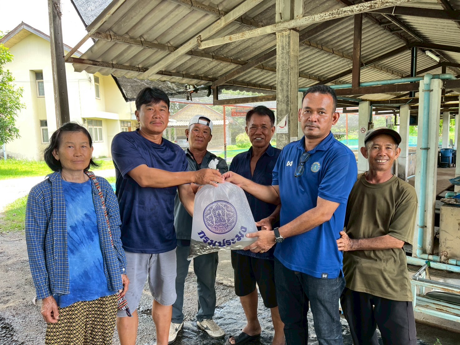 โครงการส่งเสริมอาชีพประมง กิจกรรมพัฒนาศักยภาพเกษตรกรสู่ 