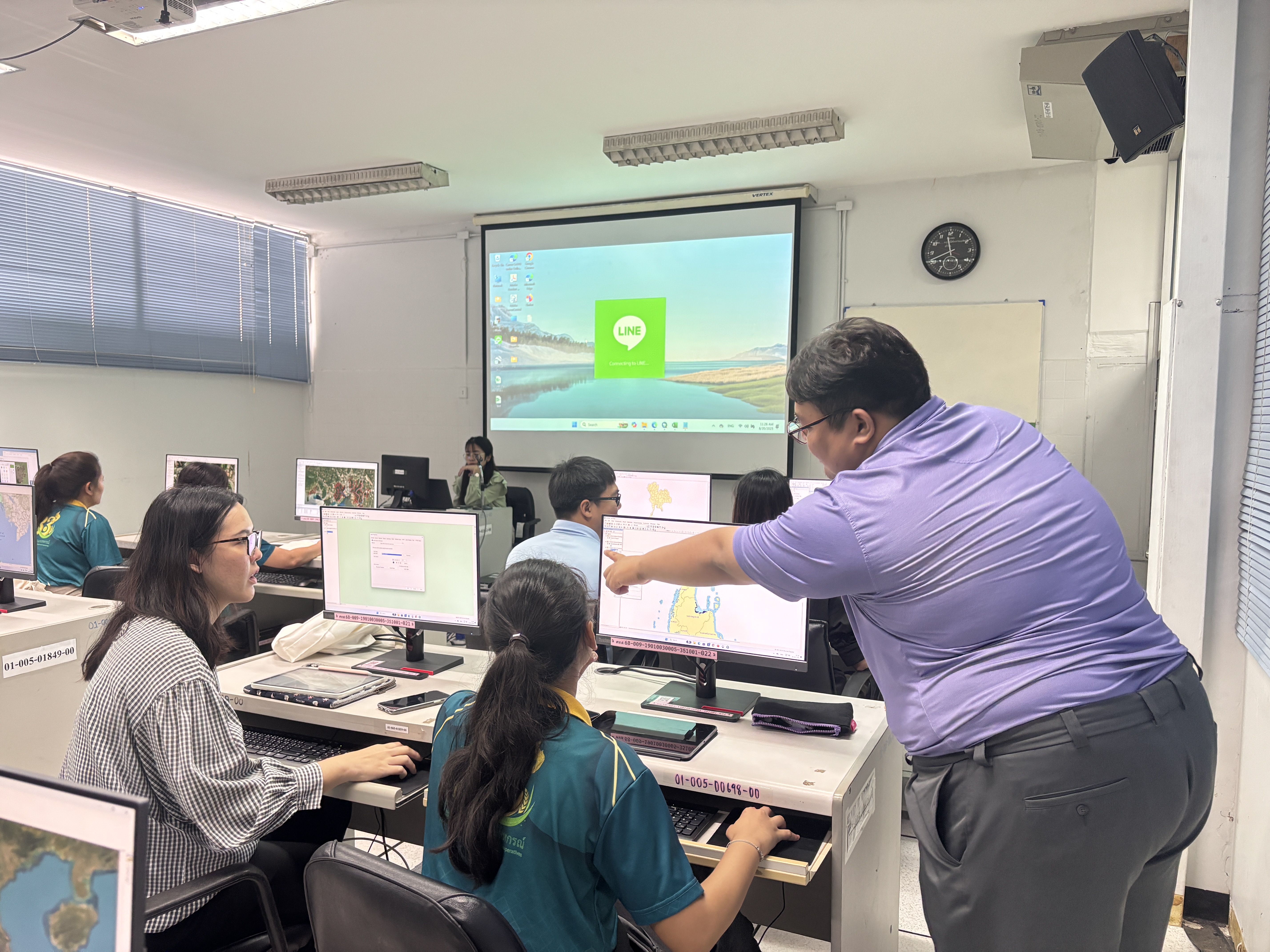 การอบรมการใช้โปรแกรม ArcMap เพื่อจัดทำแผนที่ตามหลักภูมิศาสตร์สำหรับงานด้านประมง
