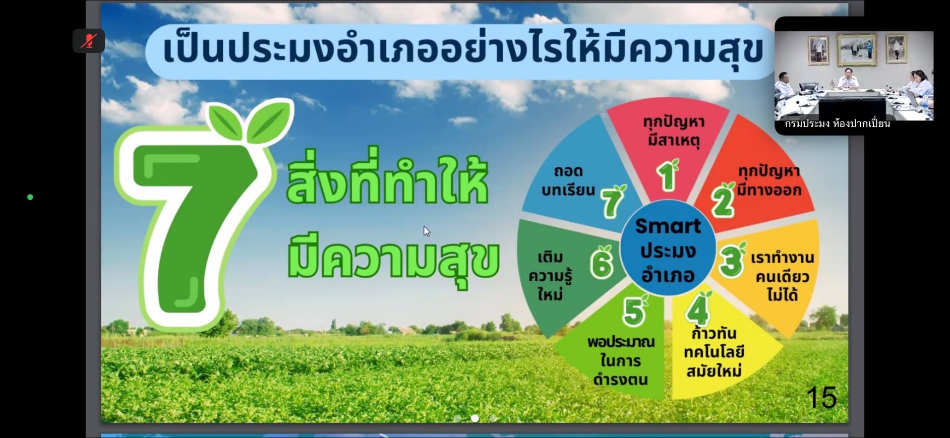 ประมงอำเภอสิรินธร อบรมโครงการฝึกอบรมหลักสูตร Smart ประมงอำเภอ รุ่นที่ 2 (ในรูปแบบออนไลน์)..คลิก