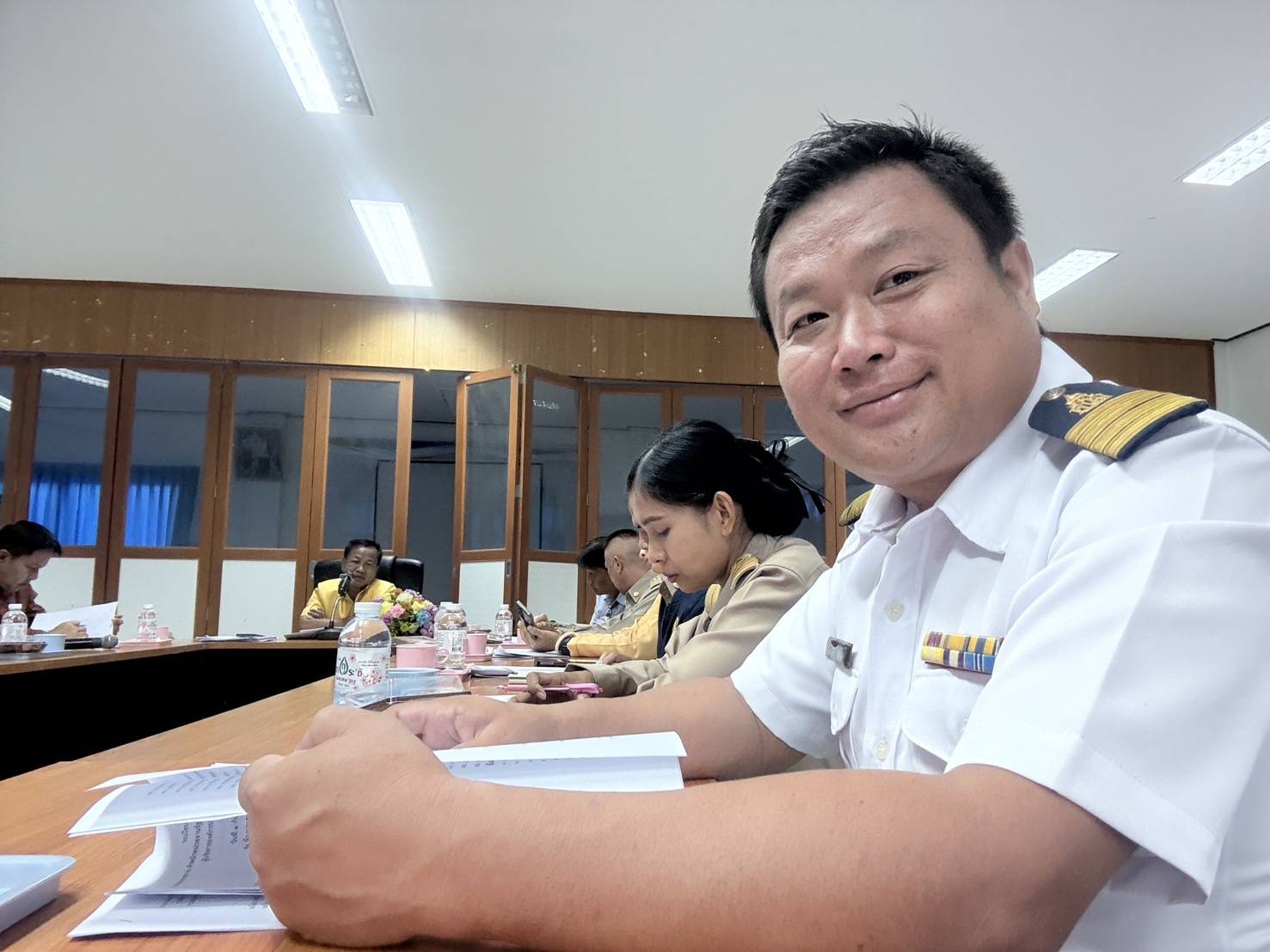 ประชุมประจำเดือน หัวหน้าส่วนราชการ