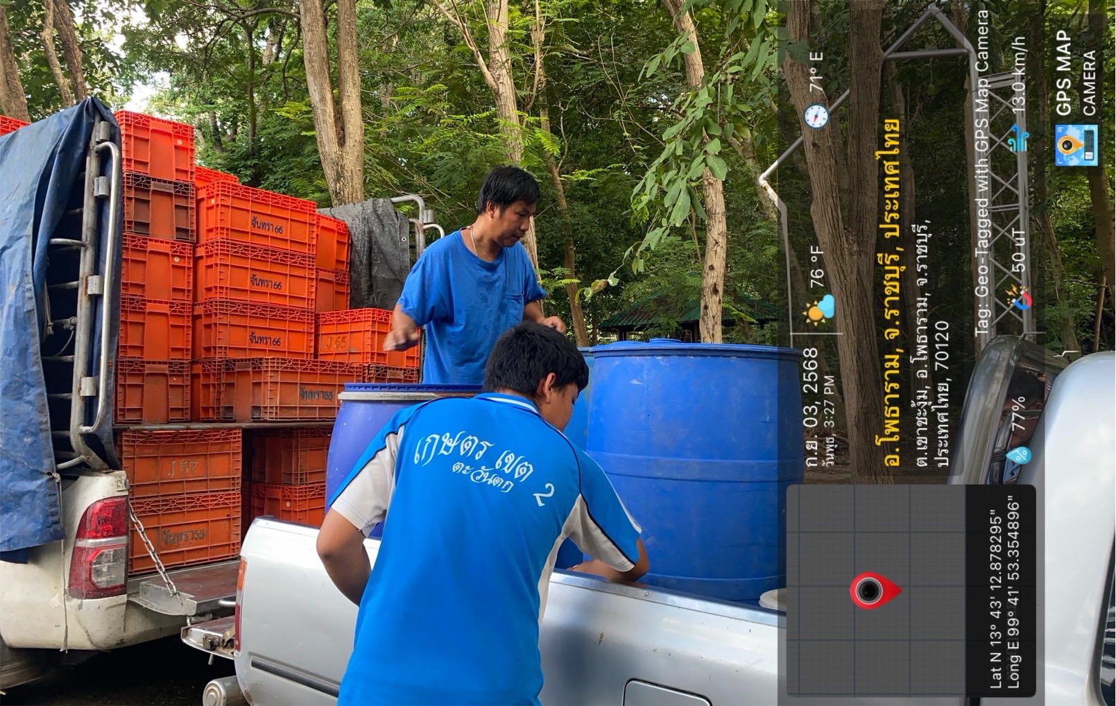 ตรวจสอบรับรองความถูกต้องของปริมาณปลาหมอคางดำ