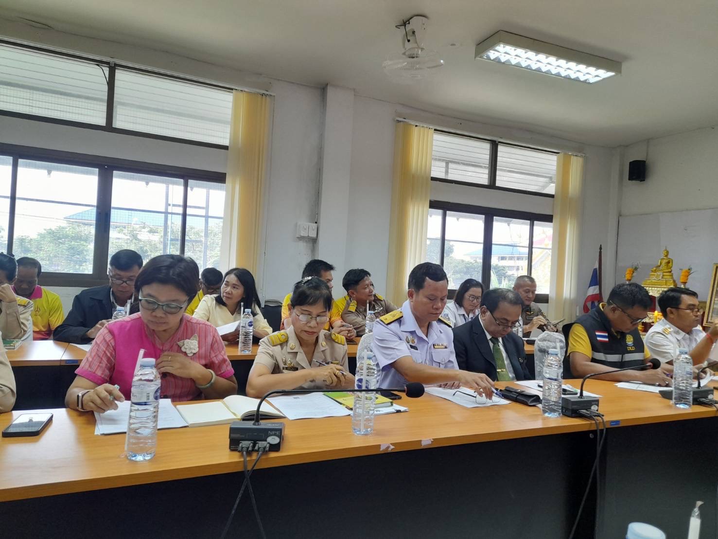 ประมงอำเภอเขื่องใน ร่วมประชุมหัวหน้าส่วนราชการ ผู้บริหารสถานศึกษา ผู้บริหาร อปท และกำนันผู้ใหญ่บ้าน ครั้งที่ 9/2568