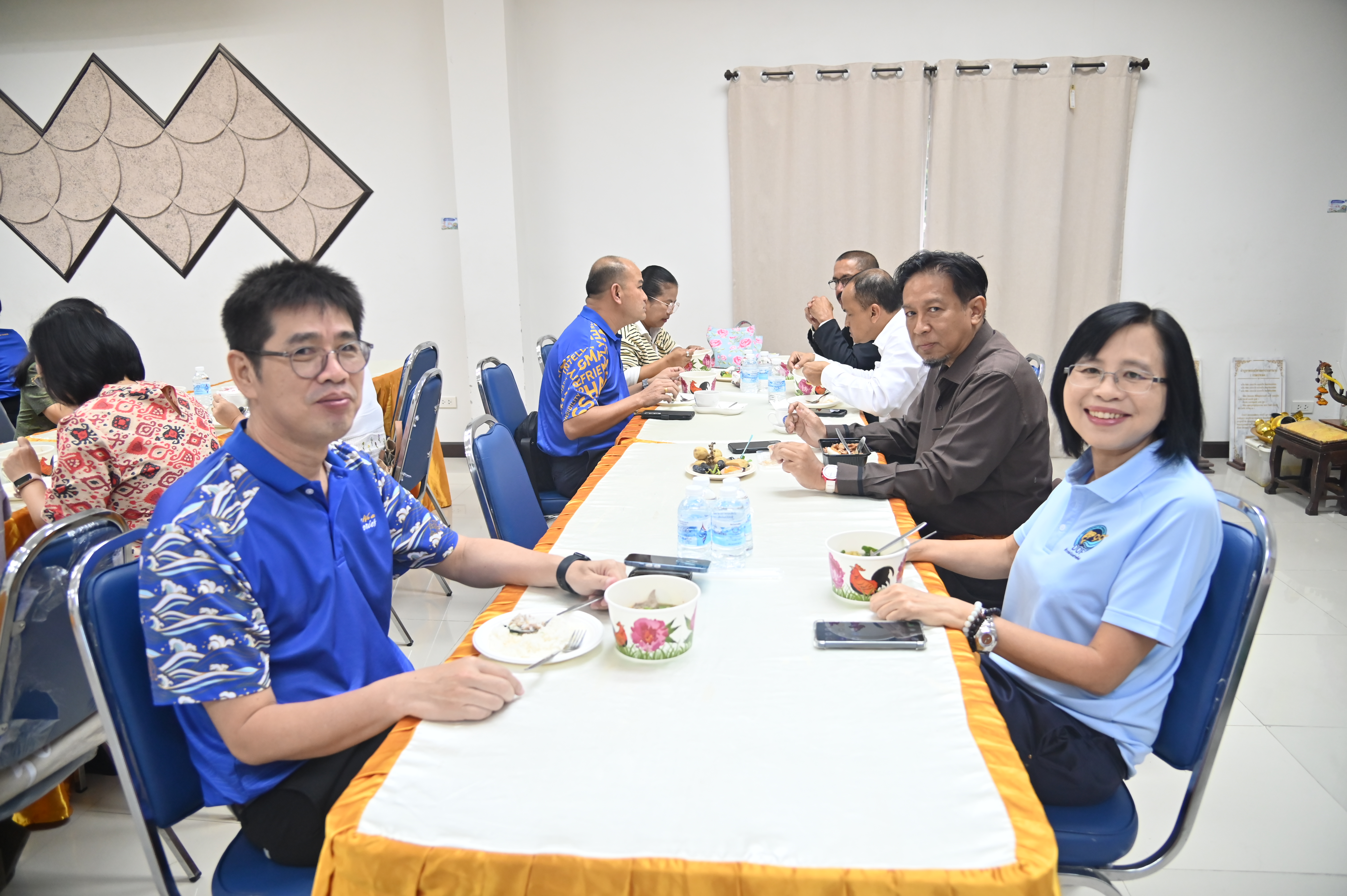 วันที่ 11 กันยายน 2568 เวลา 07.00 น. สำนักงานเลขานุการกรมรับผิดชอบจัดเตรียมและอำนวยความสะดวกในการจัดกิจกรรมรับประทานอาหารเช้าวันพฤหัสบดี