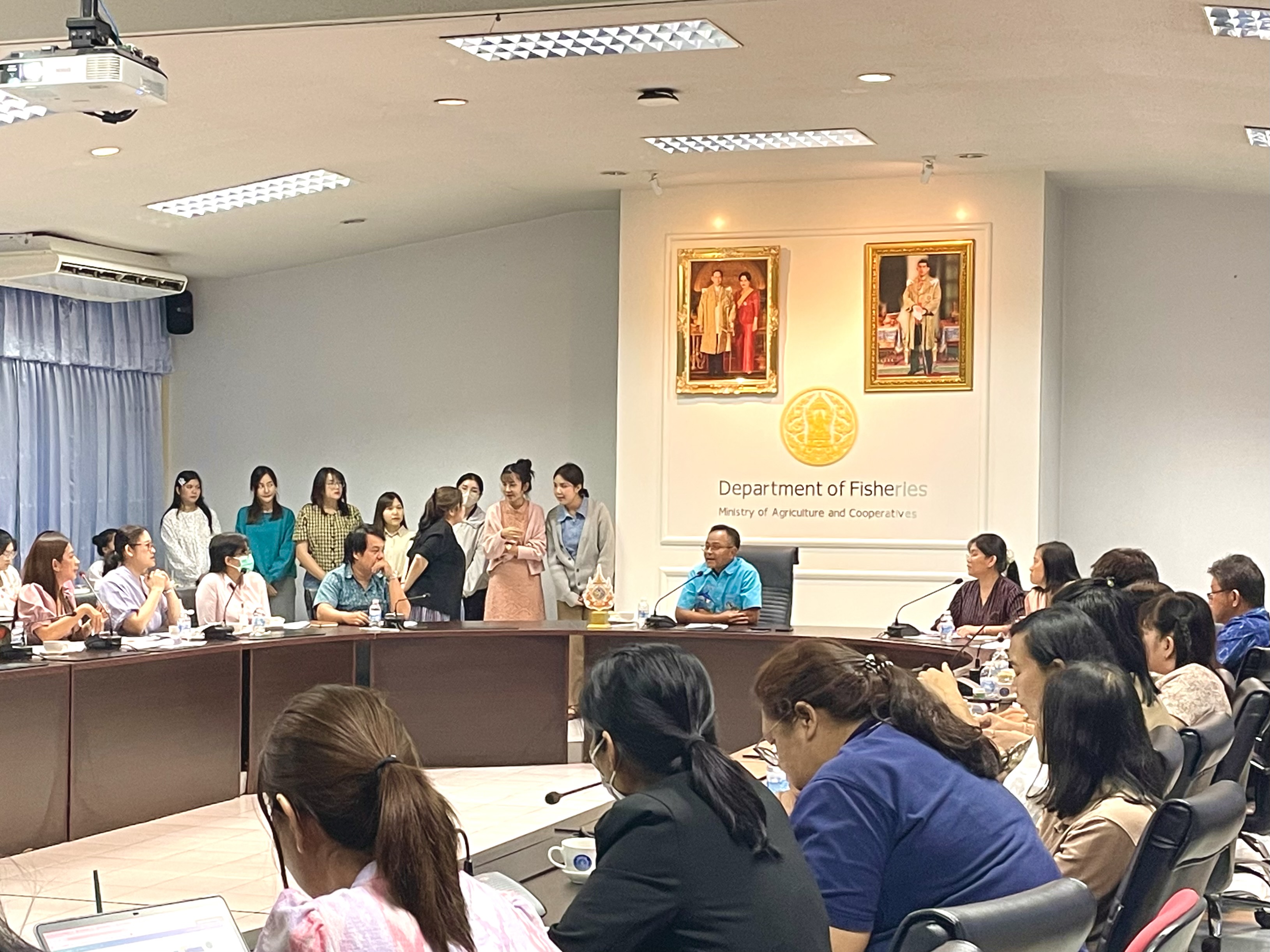 วันที่ 16 กันยายน 2568 นายศุภกิตติ์ ใสกระจ่าง เลขานุการกรม เป็นประธานการประชุมหารือการจัดงานครบรอบวันสถาปนากรมประมง ปีที่ 99