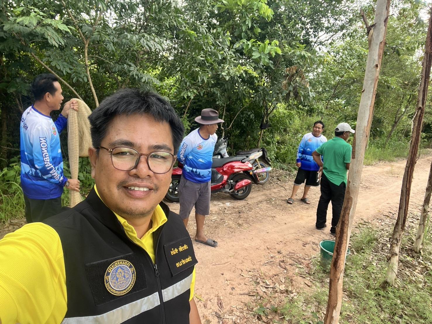 ปฏิบัติงานโครงการเพิ่มประสิทธิภาพการเกษตรมูลค่าสูง สู่เกษตรนวัตกรรมชั้นสูง กิจกรรมย่อยที่ 2 ส่งเสริมการเพิ่มผลผลิตสัตว์น้ำในแหล่งน้ำชุมชน (Y1) เพื่อติดตามให้คำแนะนำ และประเมินผลผลิตสัตว์น้ำของแหล่งน้ำ..คลิก