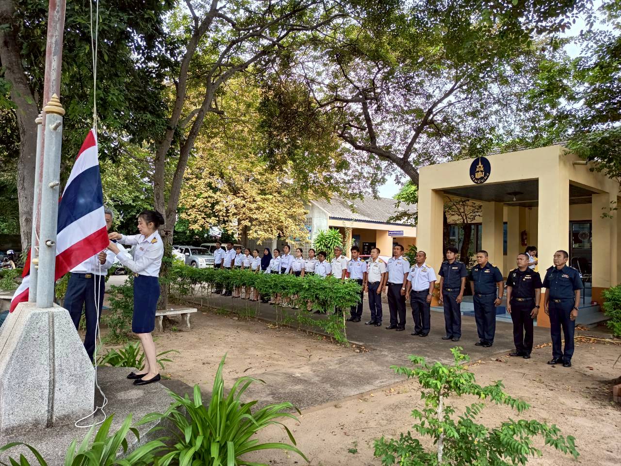 ร่วมกิจกรรมวันพระราชทานธงชาติไทย Thai National Flag Day ประจำปีงบประมาณ ๒๕๖๘