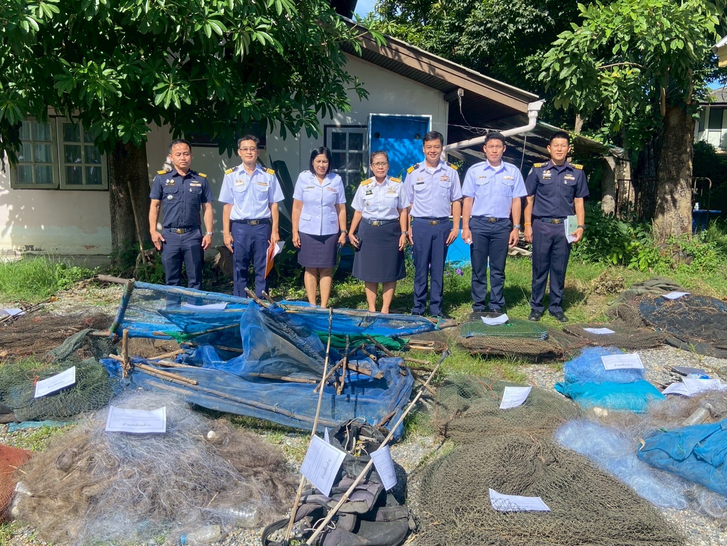 สำนักงานประมงจังหวัดลำพูน ดำเนินการตรวจสอบความถูกต้องครบถ้วนของรายการของกลาง ประจำปีงบประมาณ 2568