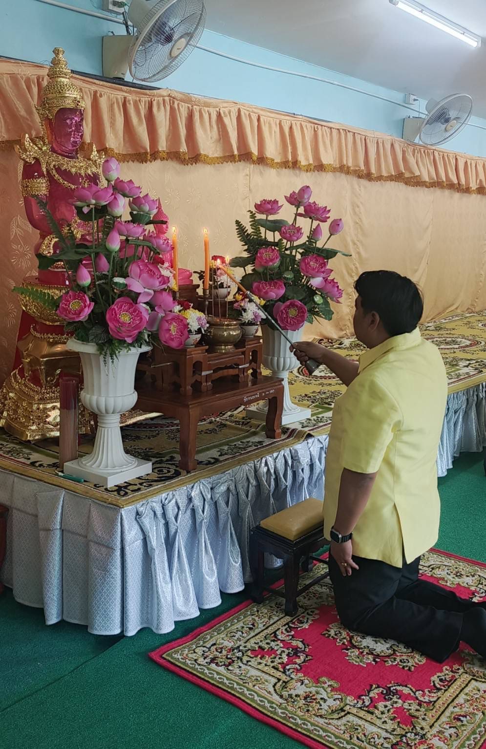 เข้าร่วมพิธีเจริญพระพุทธมนต์ถวายพระพรชัยมงคลแด่ พระบาทสมเด็จพระเจ้าอยู่หัว และพระบรมวงศานุวงศ์ ประจำปีพุทธศักราช 2568