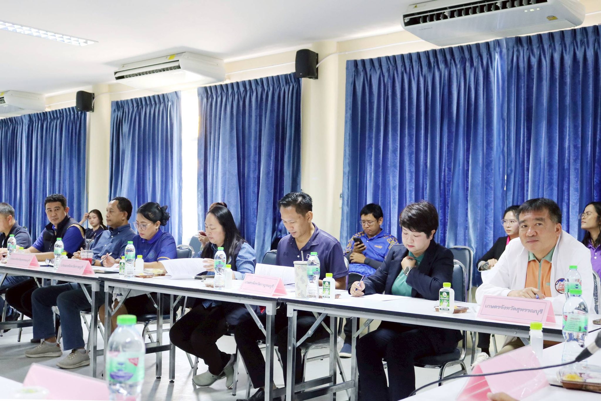 เข้าร่วมประชุมหารือการดำเนินงานโครงการส่งเสริมการผลิต การตลาดสินค้าเกษตรและเกษตรแปรรูปมูลค่าสูงบนฐาน BCG กิจกรรมเกษตรแฟร์สามบุรี